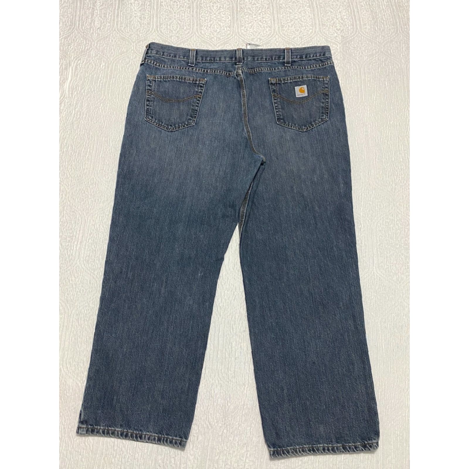 Carhartt Carhartt Jeans Relaxed Fit Men’s 44x29 Blue Denim Straight 101483 Dark? (wait) Size US 44 / EU 60 - 2 Thumbnail