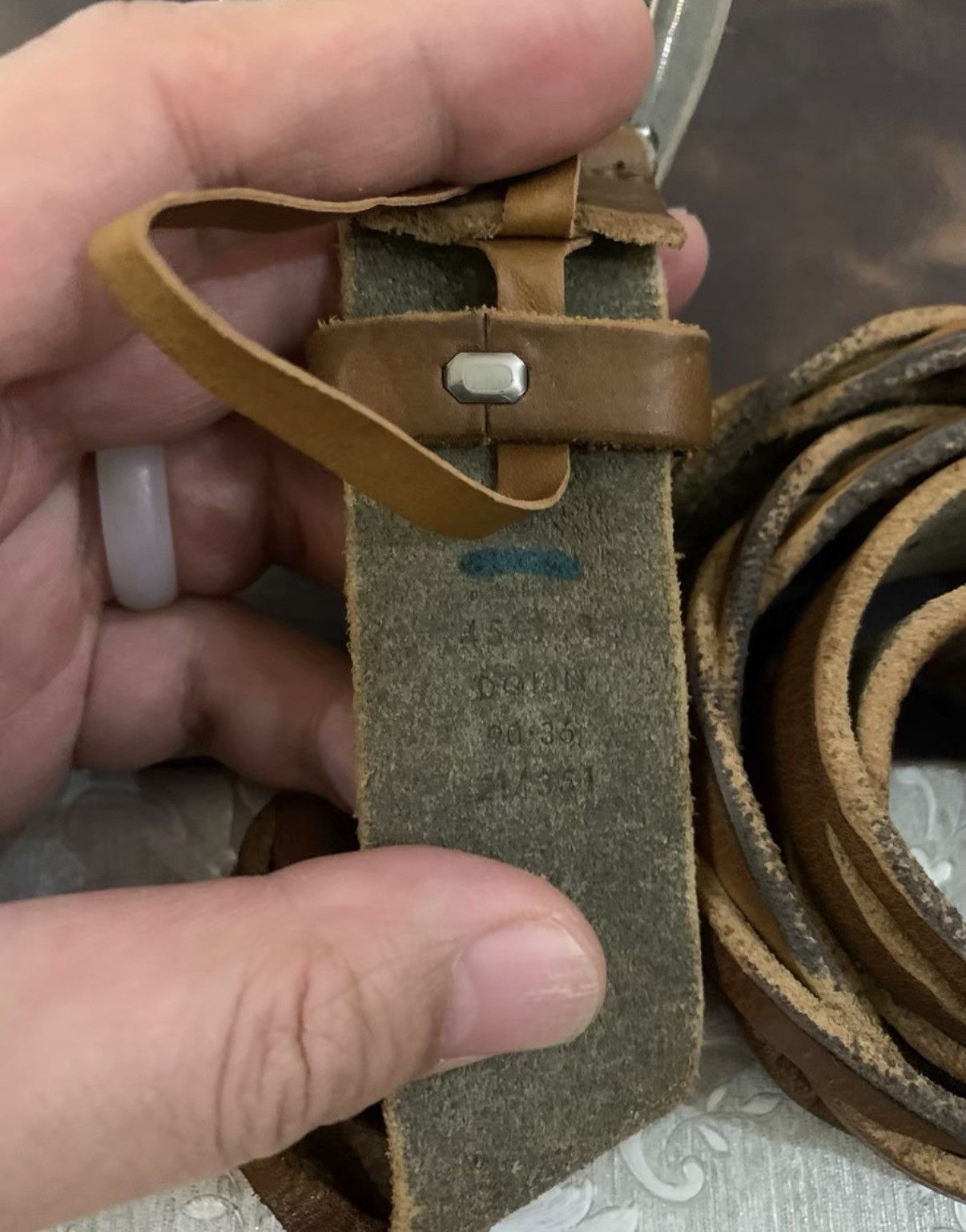 Gucci Gucci genuine leather belt K16 Size ONE SIZE - 3 Thumbnail