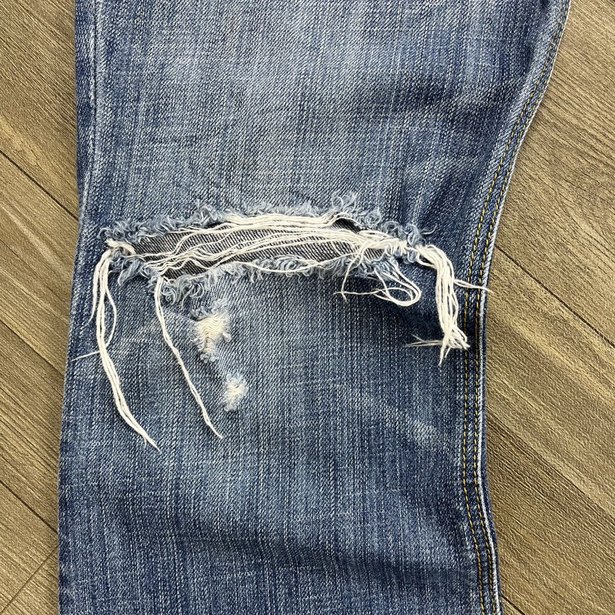 Le Grande Bleu (L.G.B.) Crazy🔥 Hollister Distressed Bootcut Flared Jeans Lgb Style Size US 30 / EU 46 - 6 Thumbnail