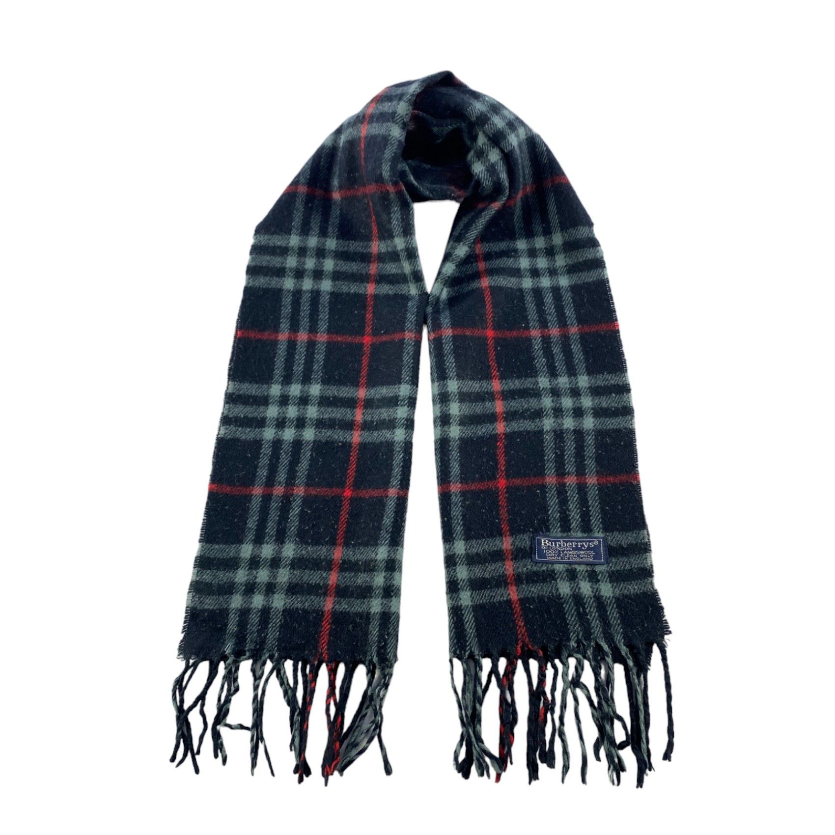 Burberry × Vintage Burberry Scarf / Muffler / Neckwear - WW1144 Size ONE SIZE - 1 Thumbnail