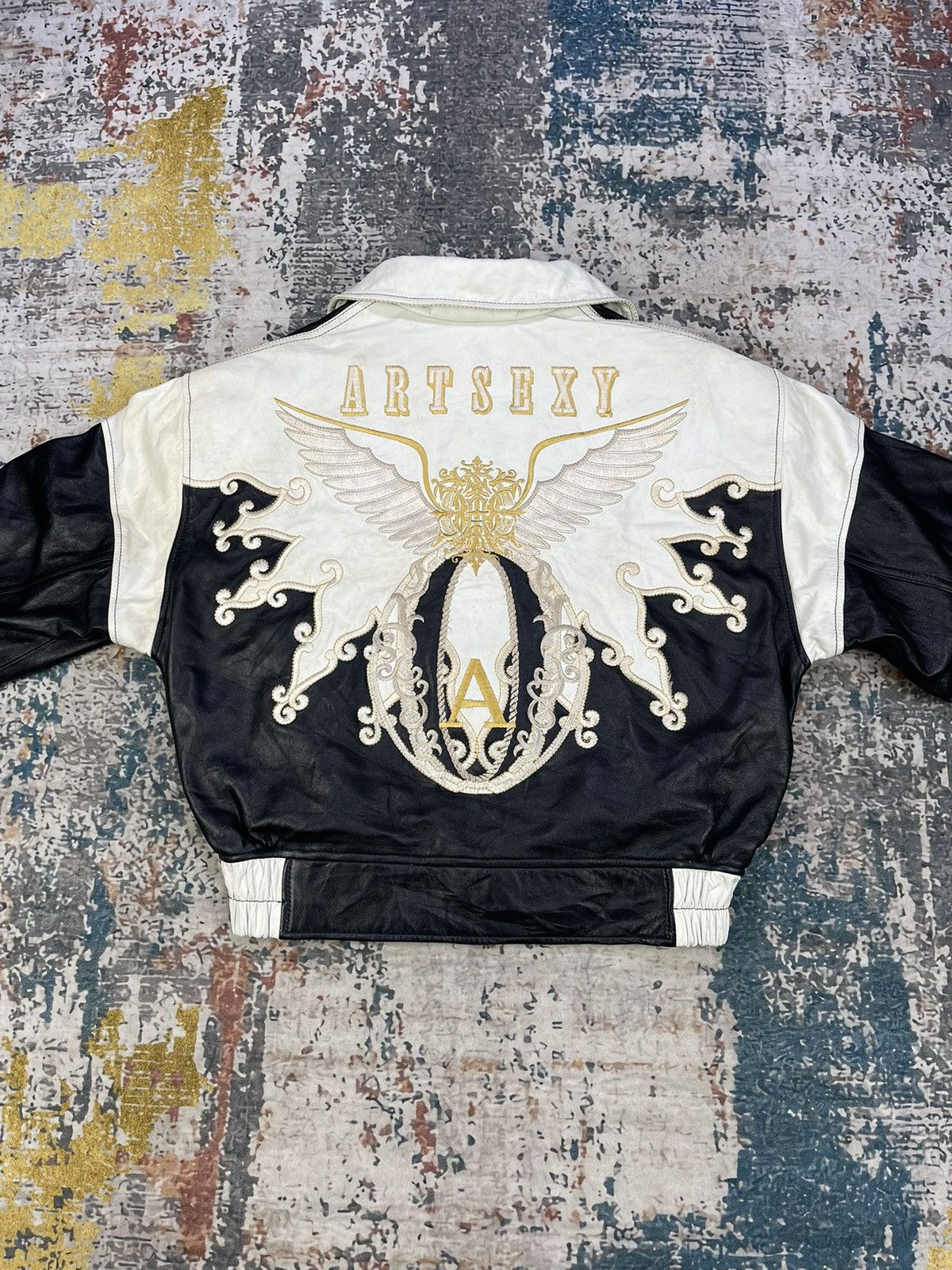 ART SEXY Angel Wings Sheepskin Leather Jackets