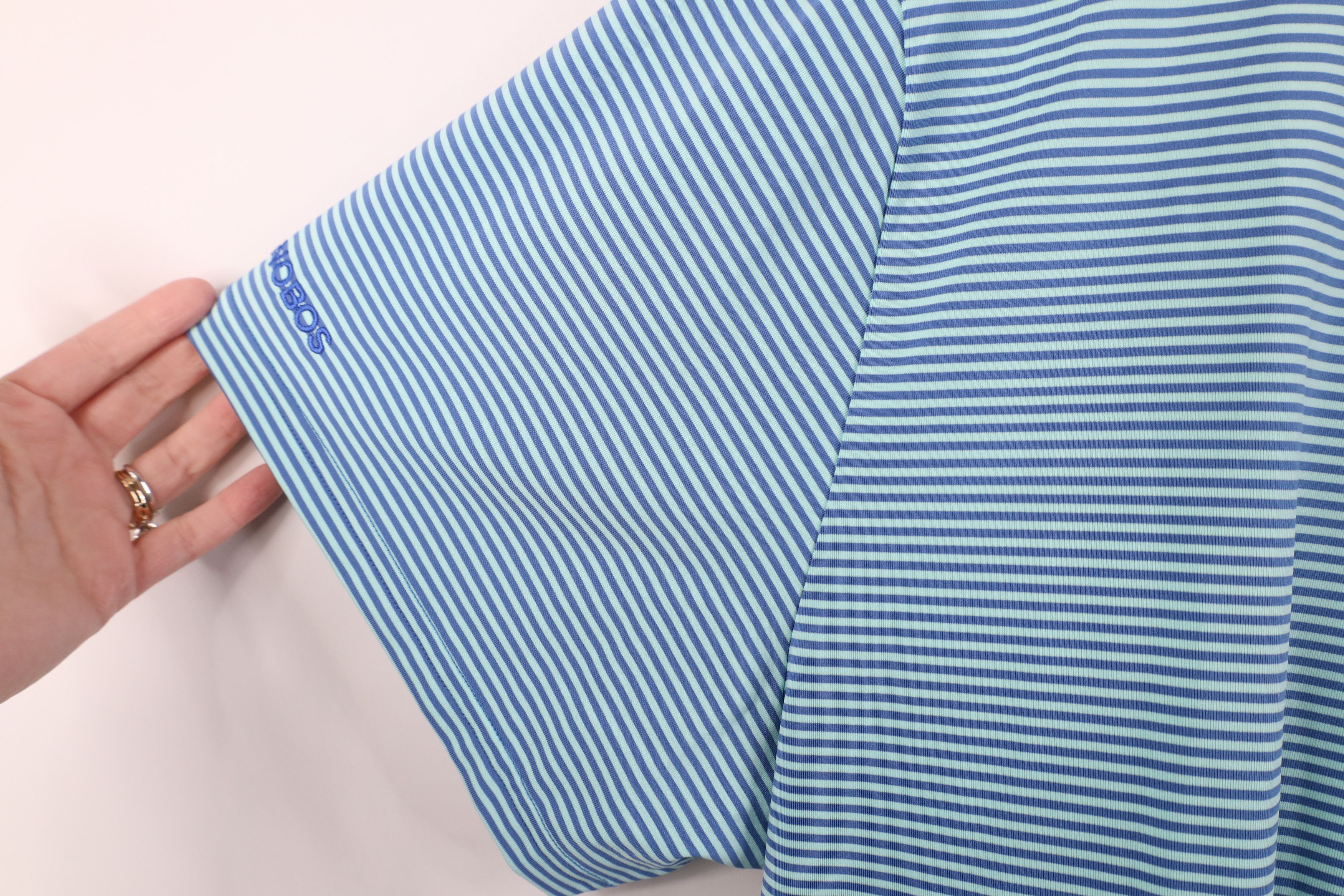 Bonobos Bonobos Fit Stretch Striped Collared Golf Polo Shirt Blue Size US XXL / EU 58 / 5 - 5 Thumbnail