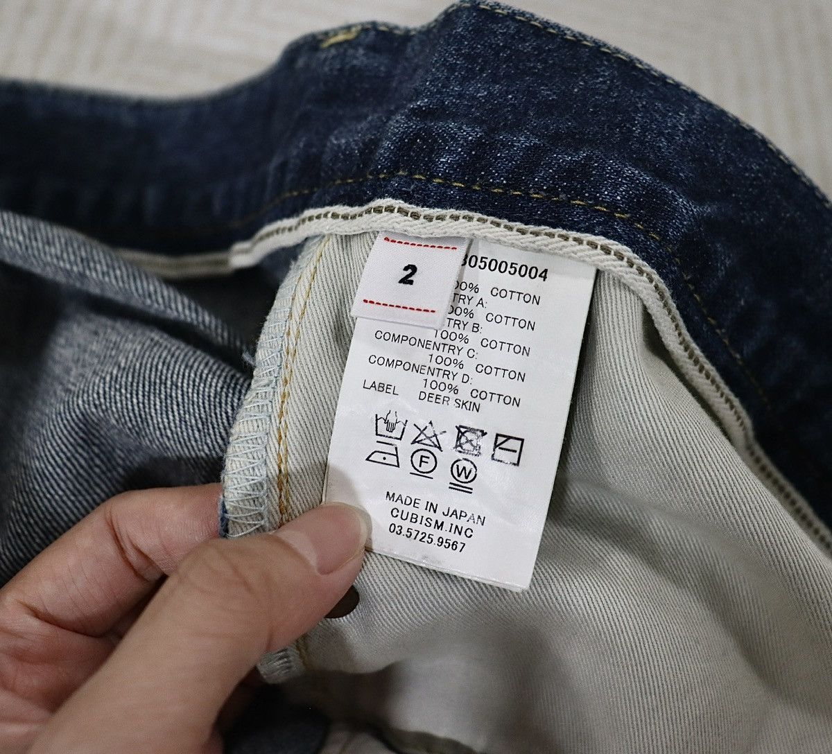 VISVIM 19AW JOURNEYMAN PANTS TACKED CRASH “Peerless”