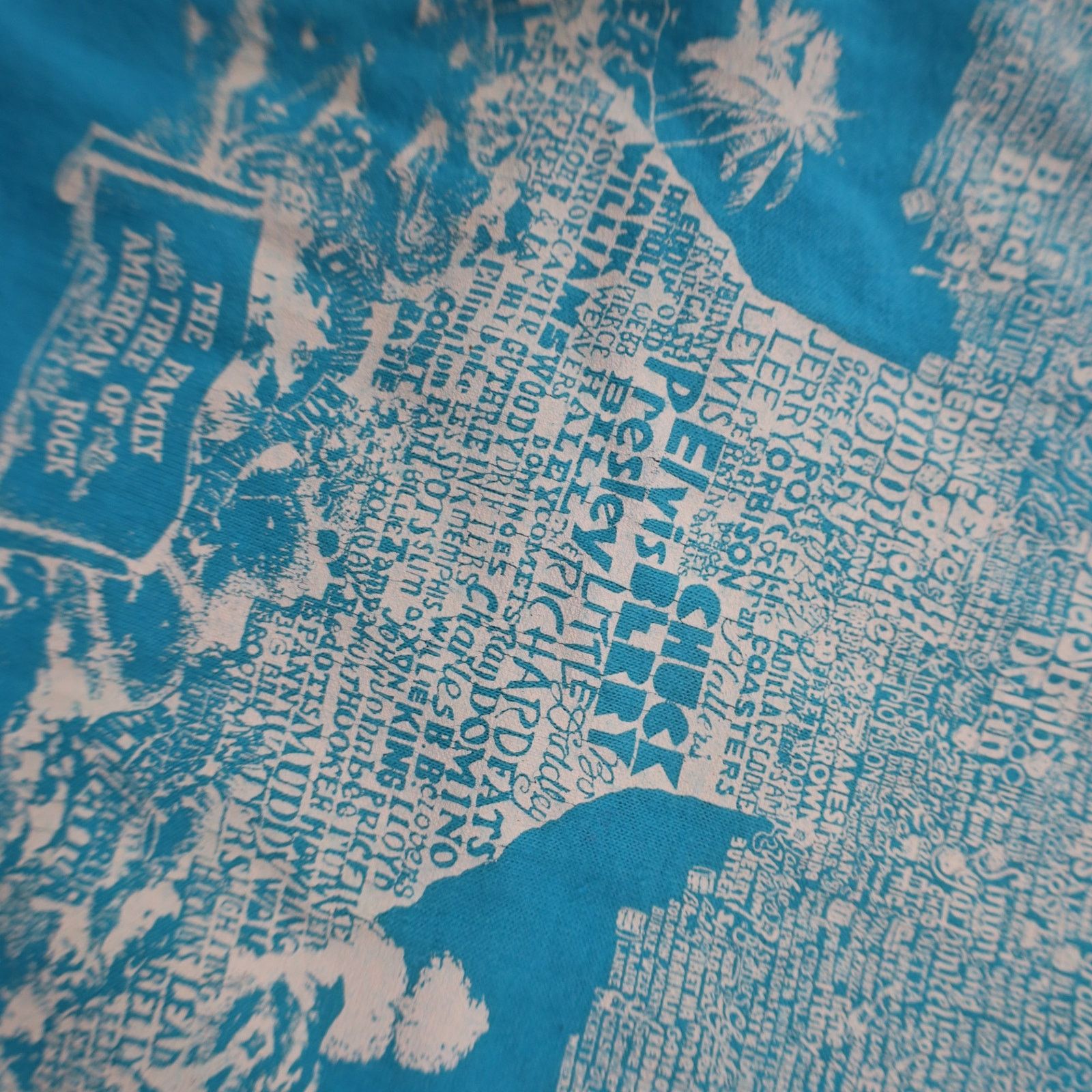 Band Tees × Vintage Vintage Rock & Roll Family Tree Graphic T Shirt Size US L / EU 52-54 / 3 - 8 Thumbnail