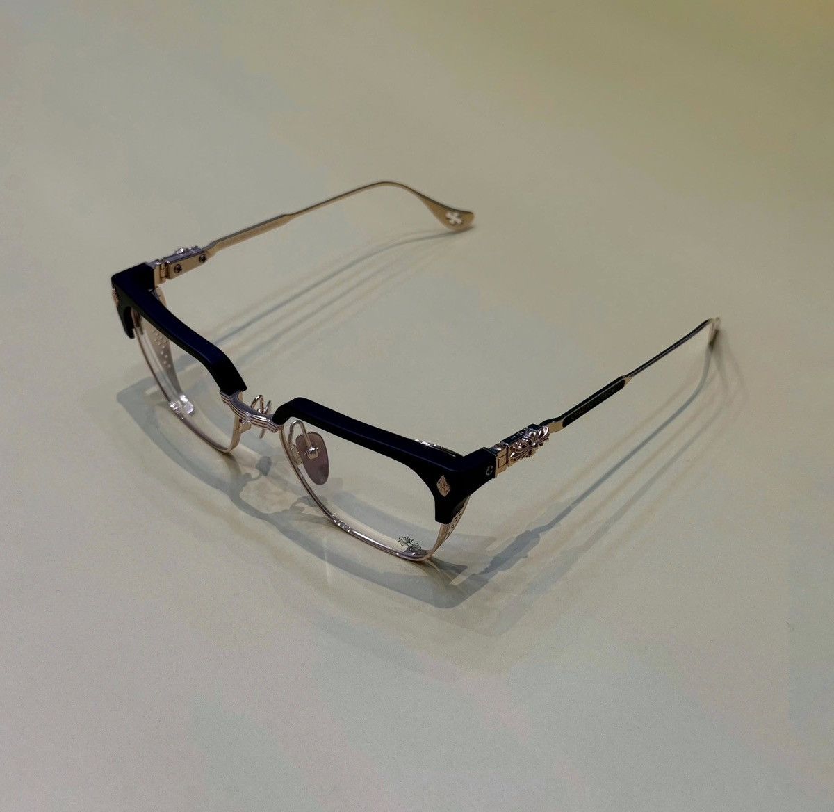 Chrome Hearts CHROME HEARTS LGMA Matte Black/Gold Plated Size ONE SIZE - 1 Thumbnail