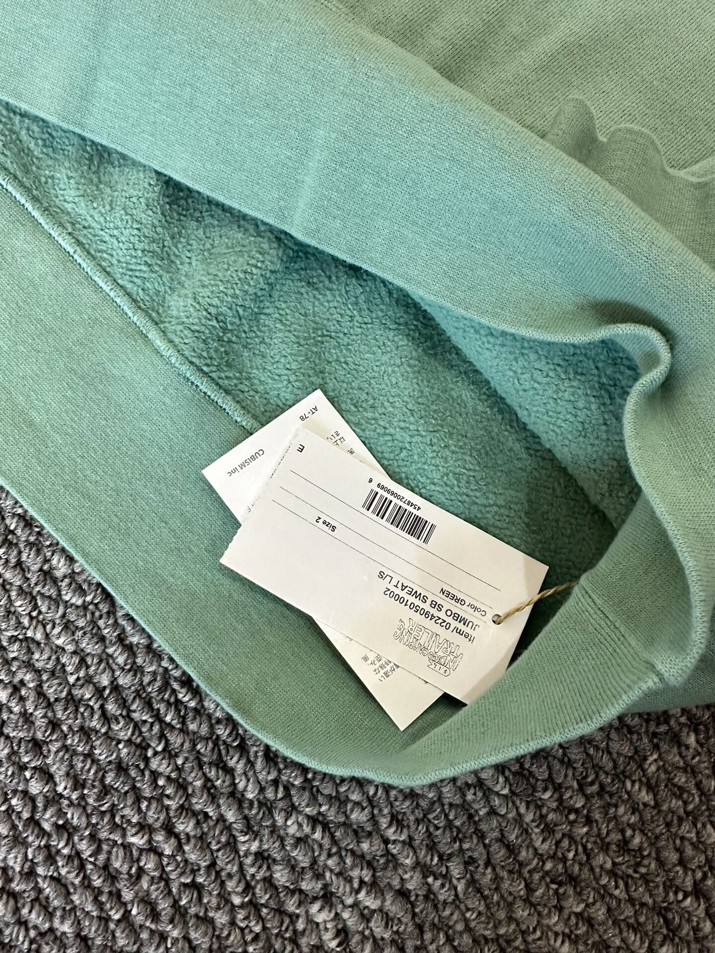 Visvim visvim ict line jumbo sweatshirt Size US M / EU 48-50 / 2 - 3 Thumbnail