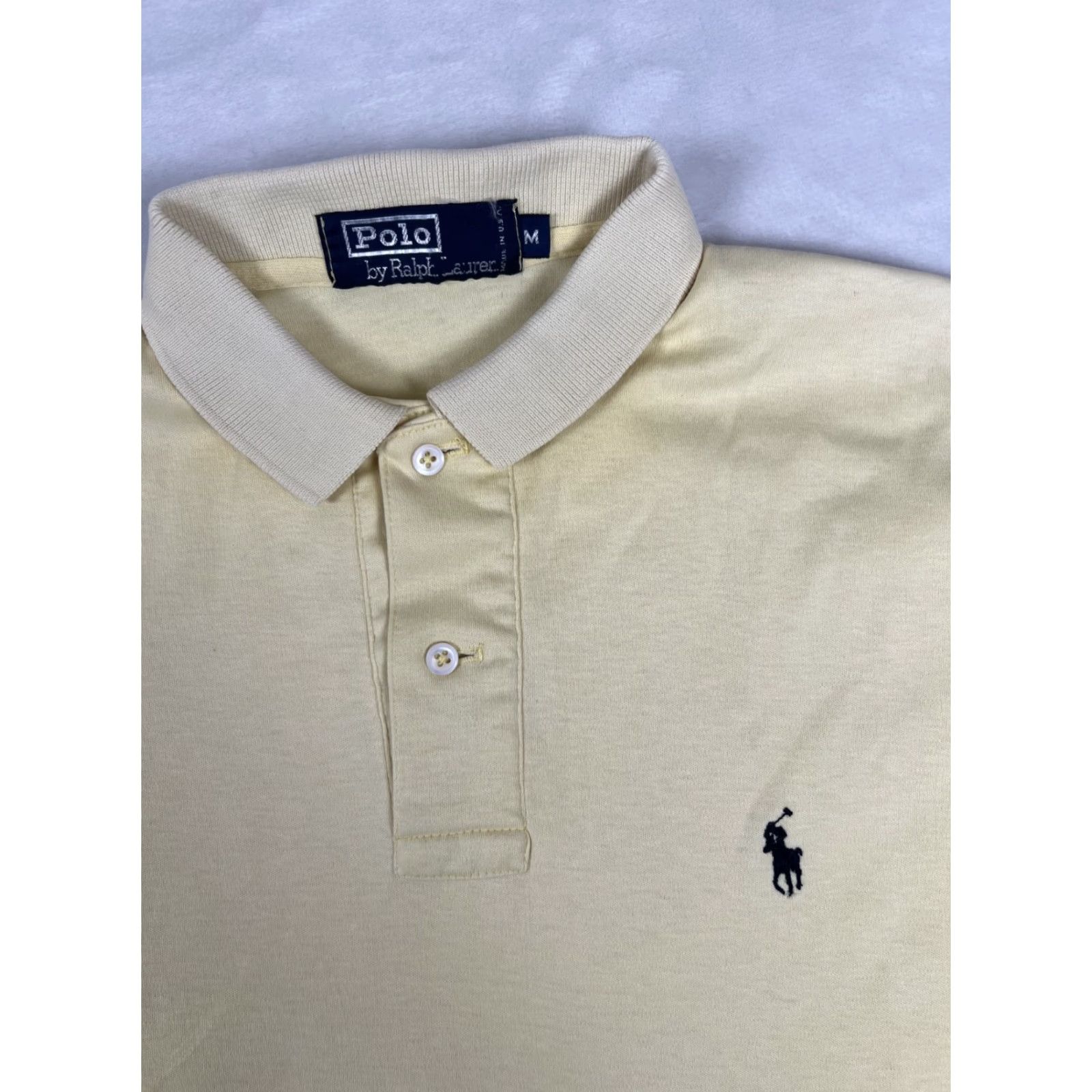 Polo Ralph Lauren VINTAGE Polo Ralph Lauren Polo Shirt Orange Size L Regular Men Short Sleeve Cotton Knit Logo Classic USA Made Size US L / EU 52-54 / 3 - 2 Thumbnail