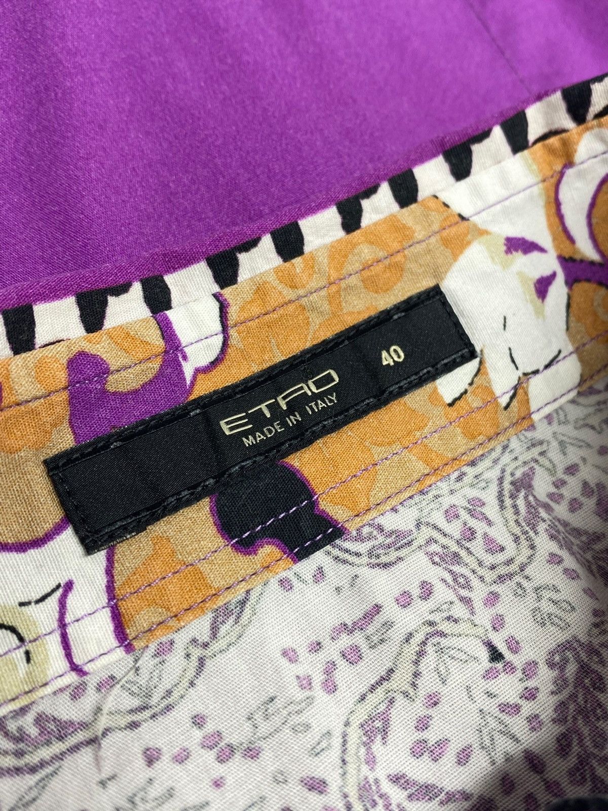 Etro 🔥 ETRO PAISLEY WOMEN’S SHIRT ITALIAN LUXURY PSYCHEDELIA Size S / US 4 / IT 40 - 5 Thumbnail