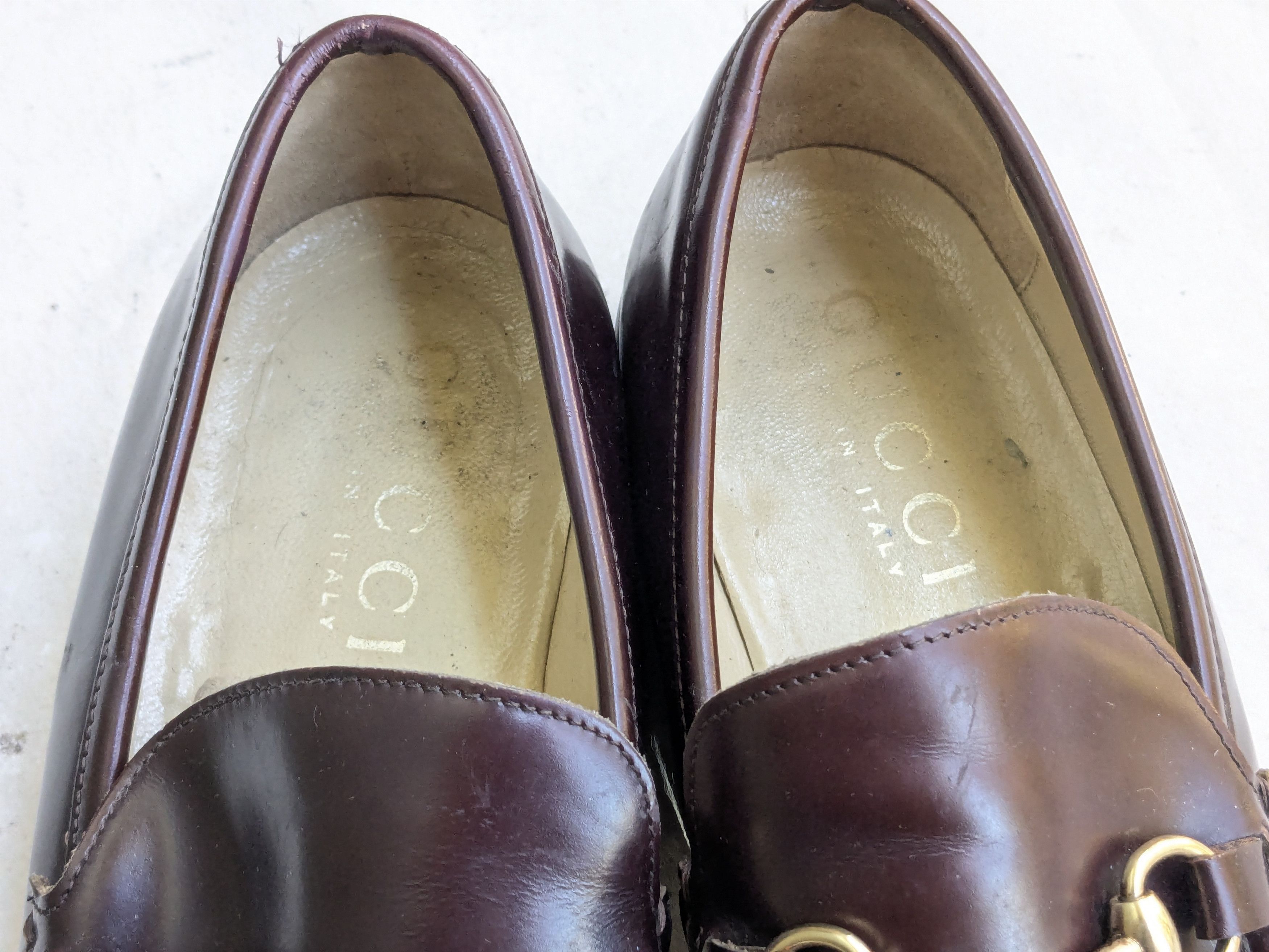 Gucci Gucci Horsebit Loafers Burgundy 10 D Leather Italy Slip On Size US 10 / EU 43 - 4 Thumbnail