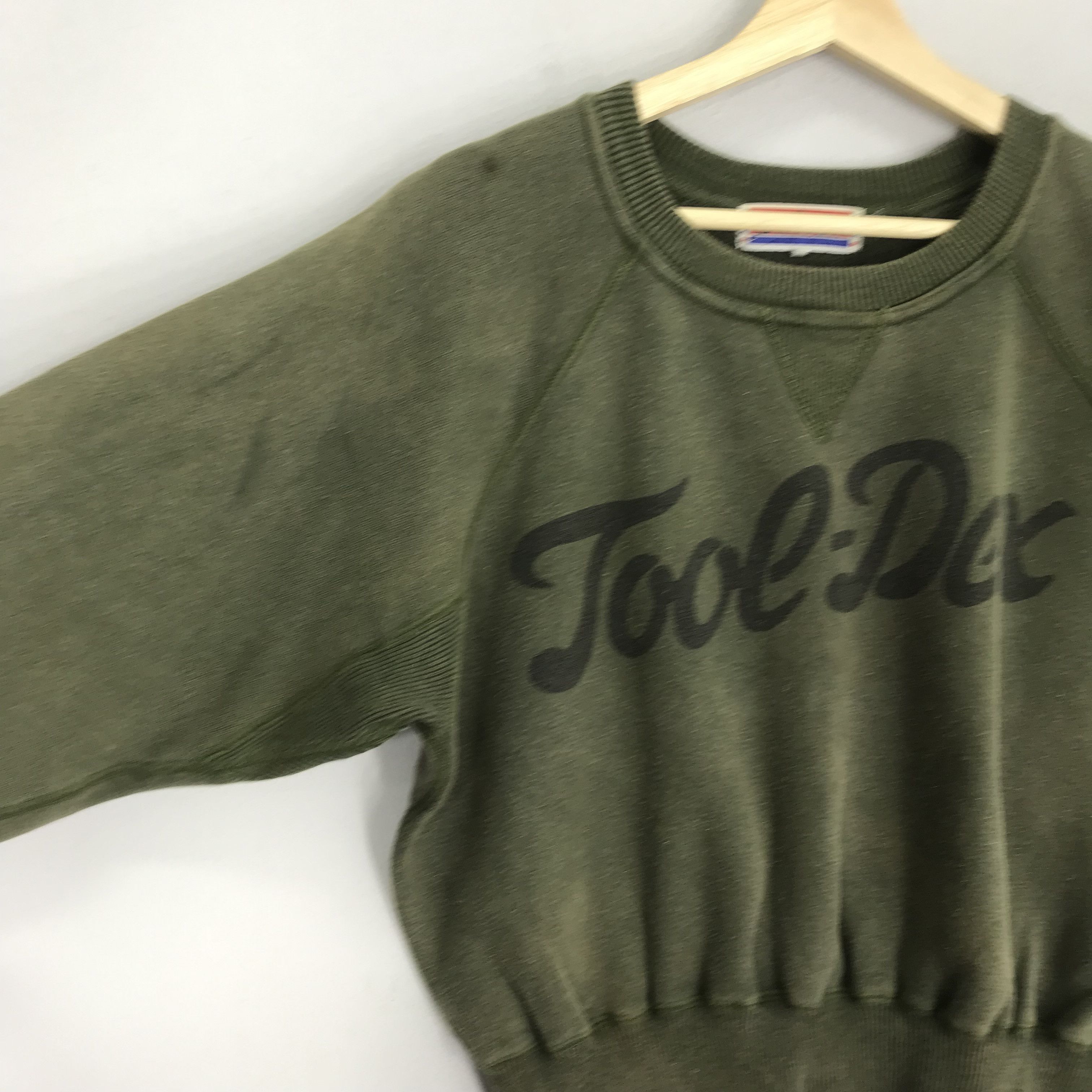 Vintage Vintage Houston Japan Sweatshirts Olive Green - 193 Size US M / EU 48-50 / 2 - 4 Thumbnail