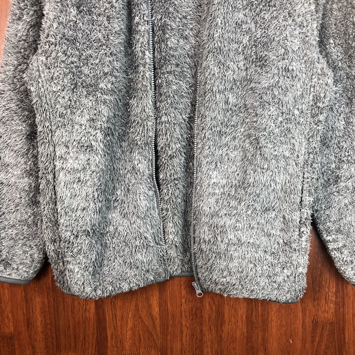 Japanese Brand × Vintage Uniqlo fleece vintage Grey Mohair Sweather #7487 Size M / US 6-8 / IT 42-44 - 6 Thumbnail