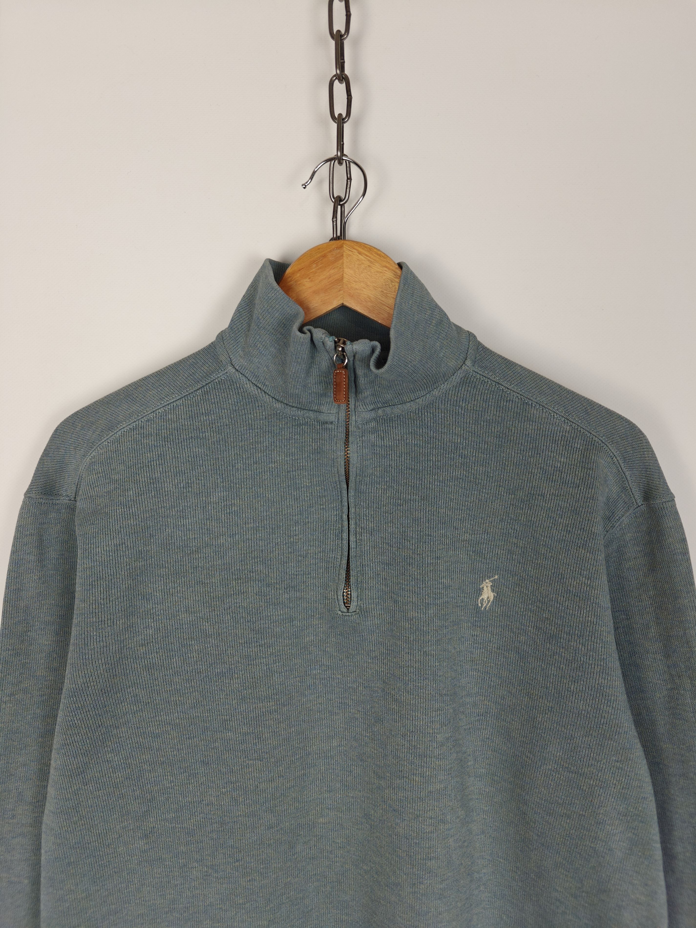 Polo Ralph Lauren Polo Ralph Lauren Sweatshirt 1/4 Zip Pullover Vintage M Size US M / EU 48-50 / 2 - 2 Thumbnail