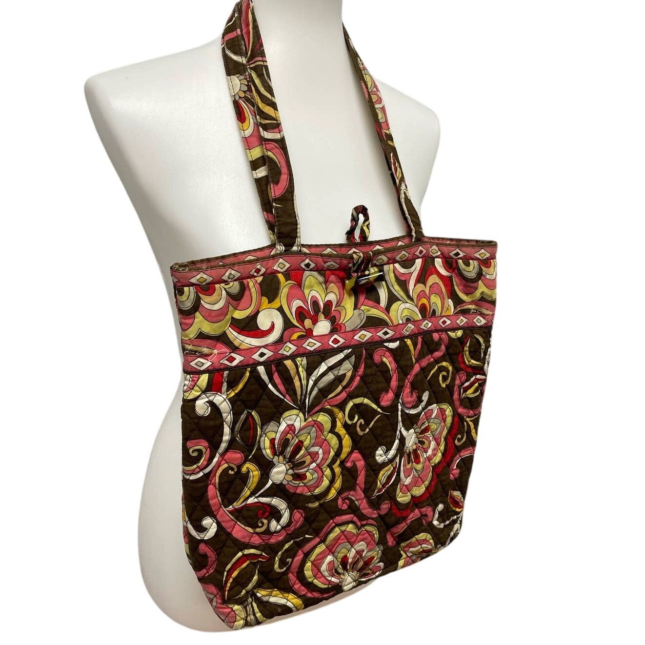 Vera Bradley Vera Bradley Floral Quilted Fabric Purse Inside Pockets Size ONE SIZE - 1 Thumbnail