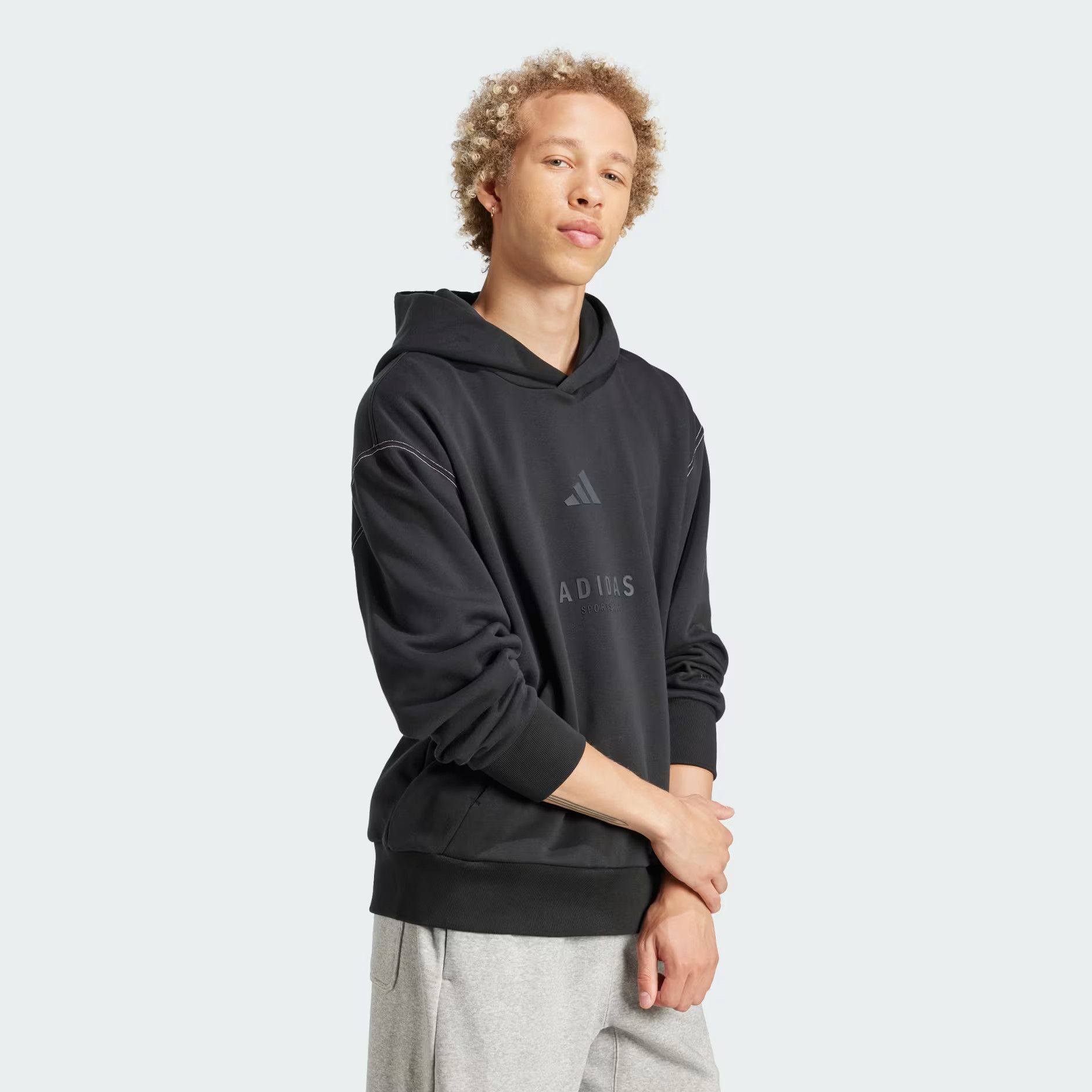 Adidas o1mle0426 Graphic Hoodie In Black Size US L / EU 52-54 / 3 - 3 Thumbnail