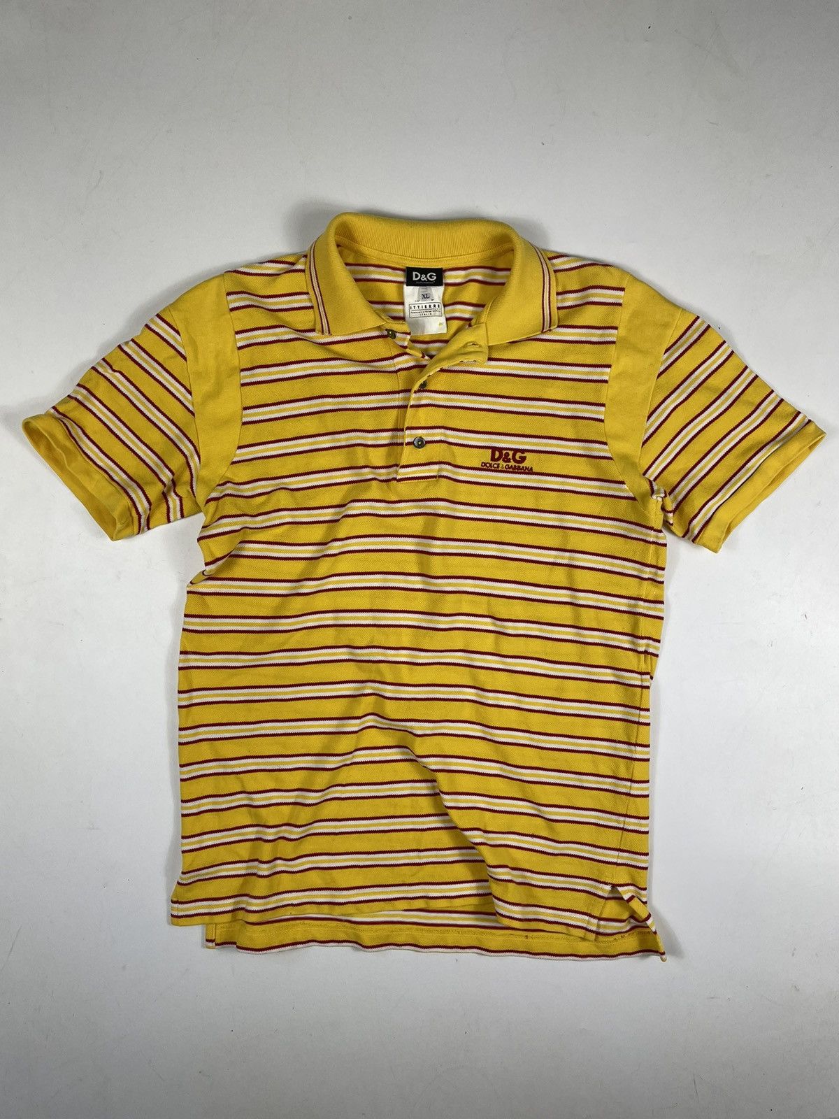 Dolce & Gabbana × Vintage Dolce & Gabbana polo shirt rare yellow 
