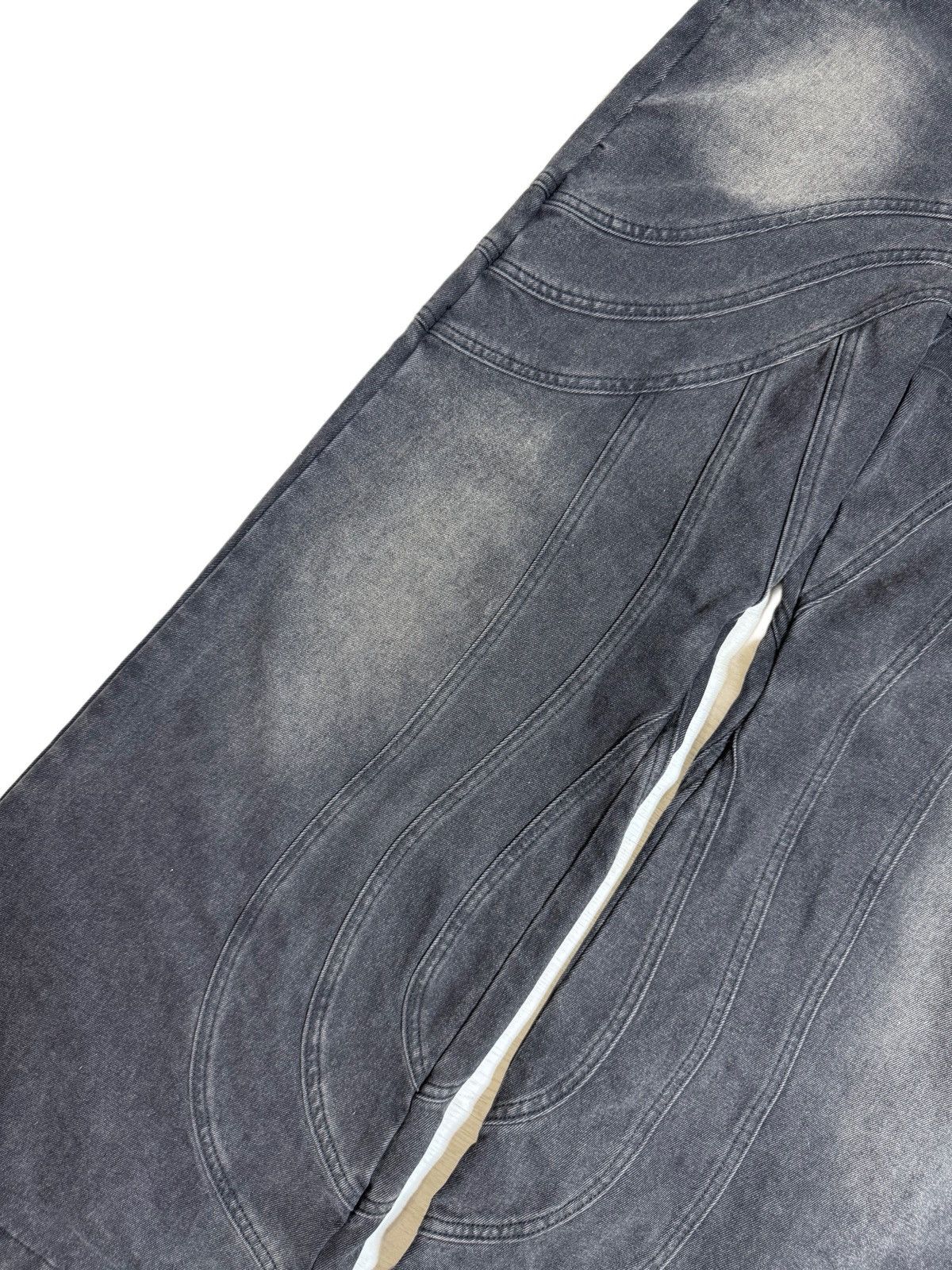 No Faith Studios NO FAITH STUDIOS Heavy Wave Denim Jeans Size US 34 / EU 50 - 4 Thumbnail