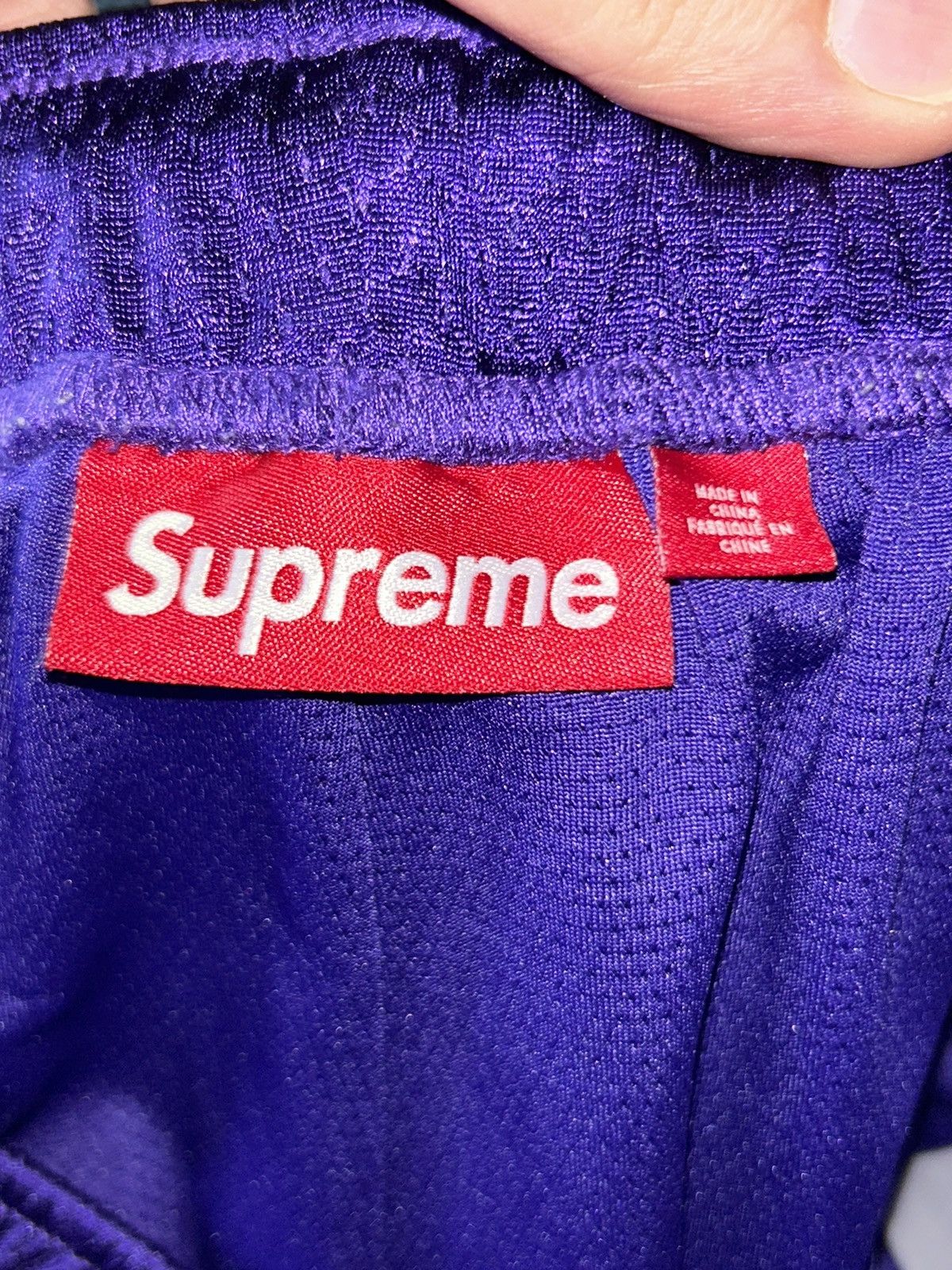 Supreme Supreme Small Box Baggy Mesh Short Purple SS25 Large NEW Size US 34 / EU 50 - 6 Thumbnail
