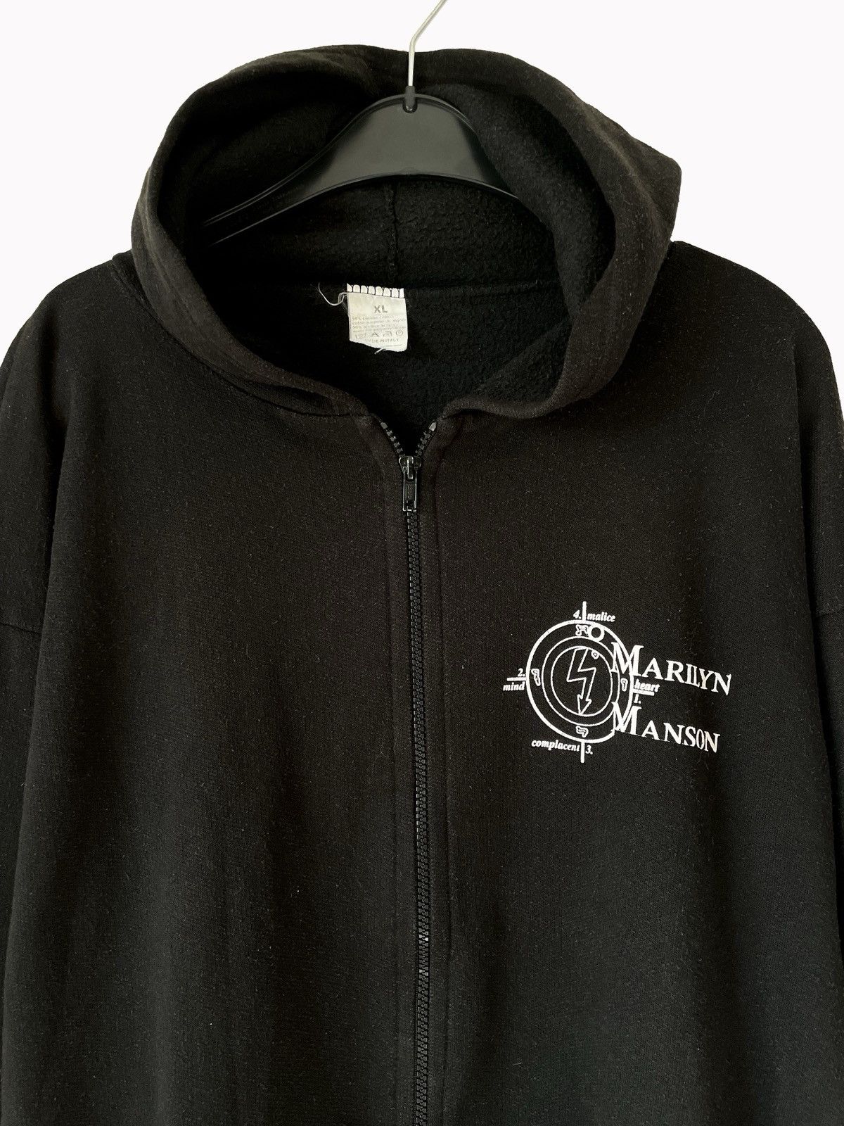 Marilyn Manson Vintage 2003 Marilyn Manson zipper Hoodie. Size US XL / EU 56 / 4 - 4 Thumbnail