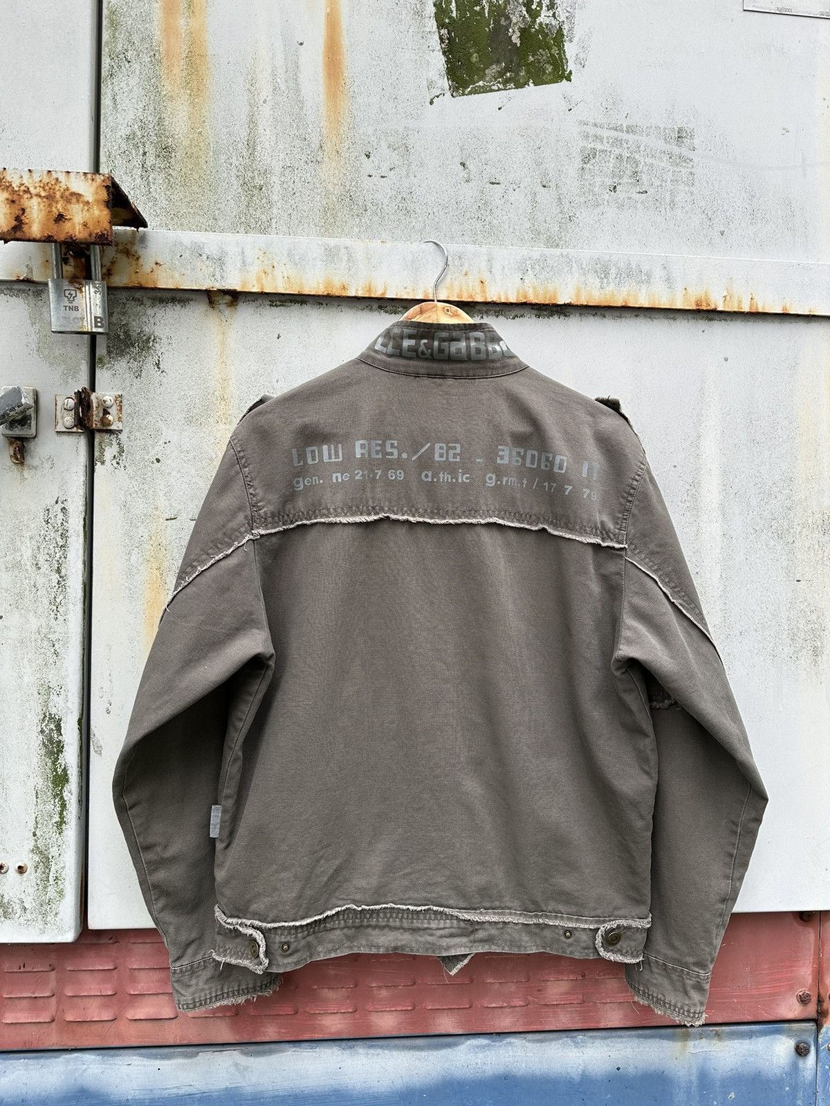 Dolce & Gabbana 👹Vintage Dolce & Gabbana VICTORYI Distressed Detroit Jacket Size US M / EU 48-50 / 2 - 3 Thumbnail