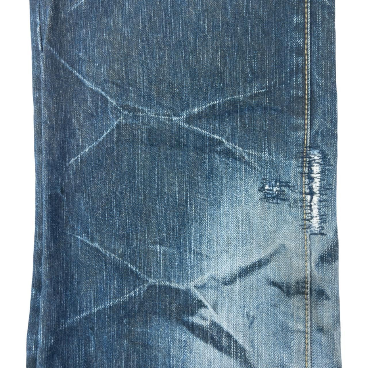 Other Vintage Oniarai Japanese Embroidered Denim Jeans Size W35 Size US 35 - 7 Thumbnail