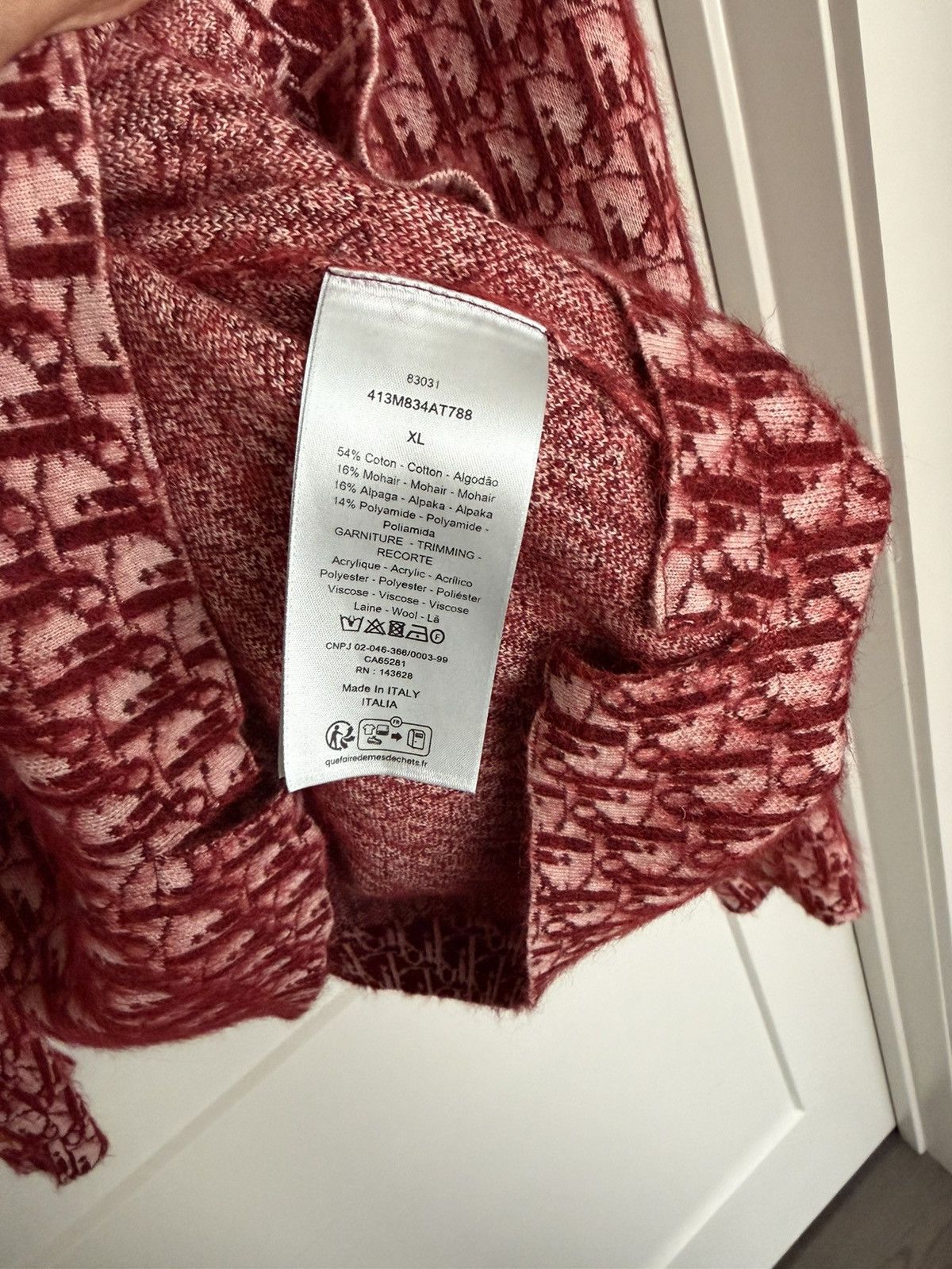 Dior DIOR LONG SLEEVE POLO Size US XL / EU 56 / 4 - 3 Thumbnail