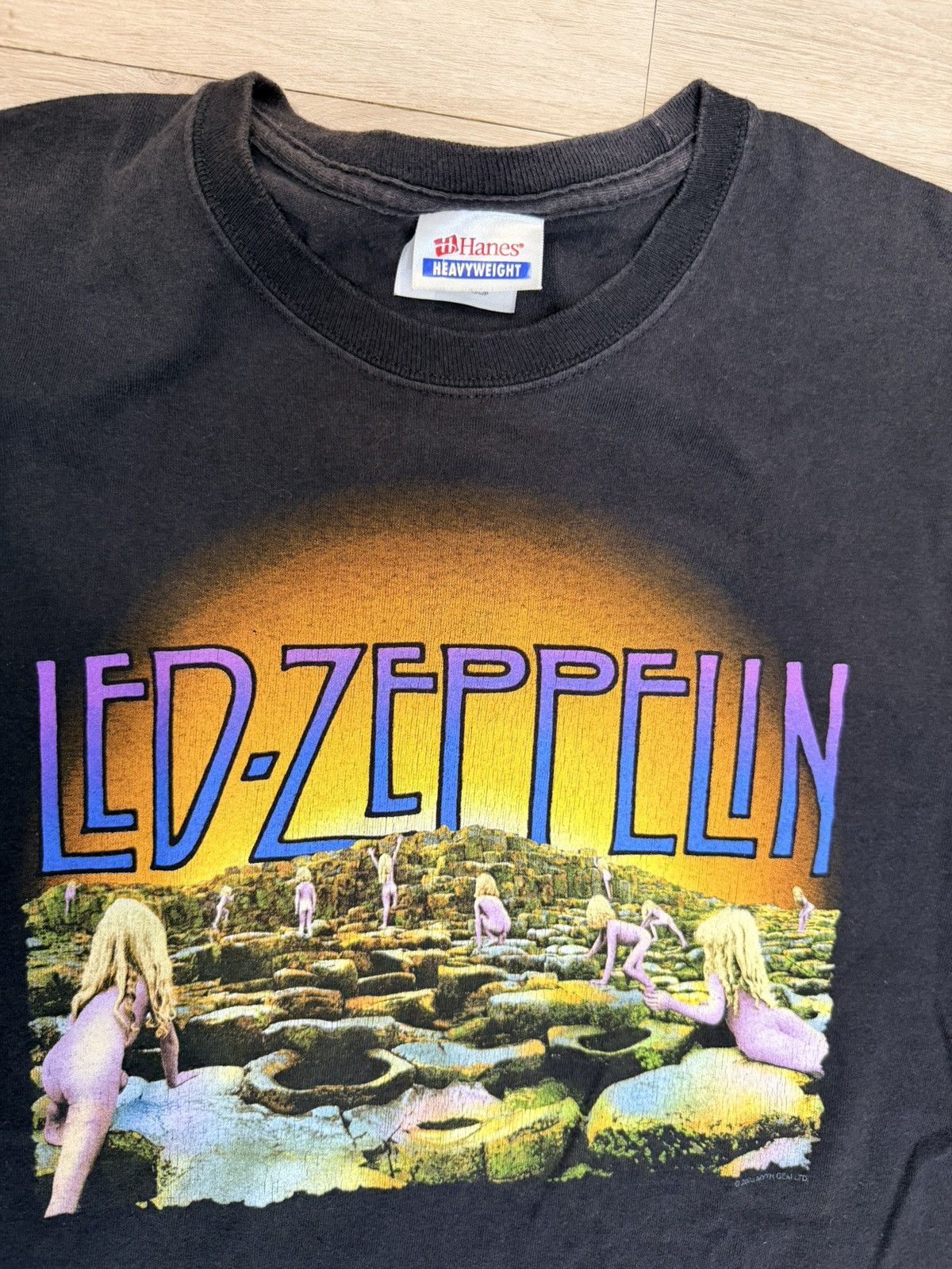 Led Zeppelin Led Zeppelin Vintage 2003 Band T-Shirt Black Hanes Tag Size US S / EU 44-46 / 1 - 2 Thumbnail
