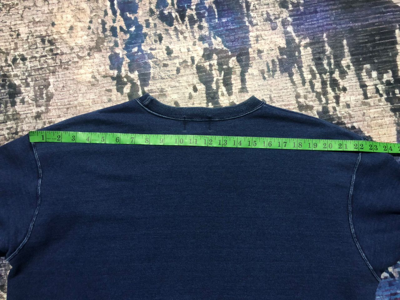Japanese Brand Vintage 90s Milwork Fishing Camp'97' Indigo Sweatshirt Size US L / EU 52-54 / 3 - 18 Thumbnail
