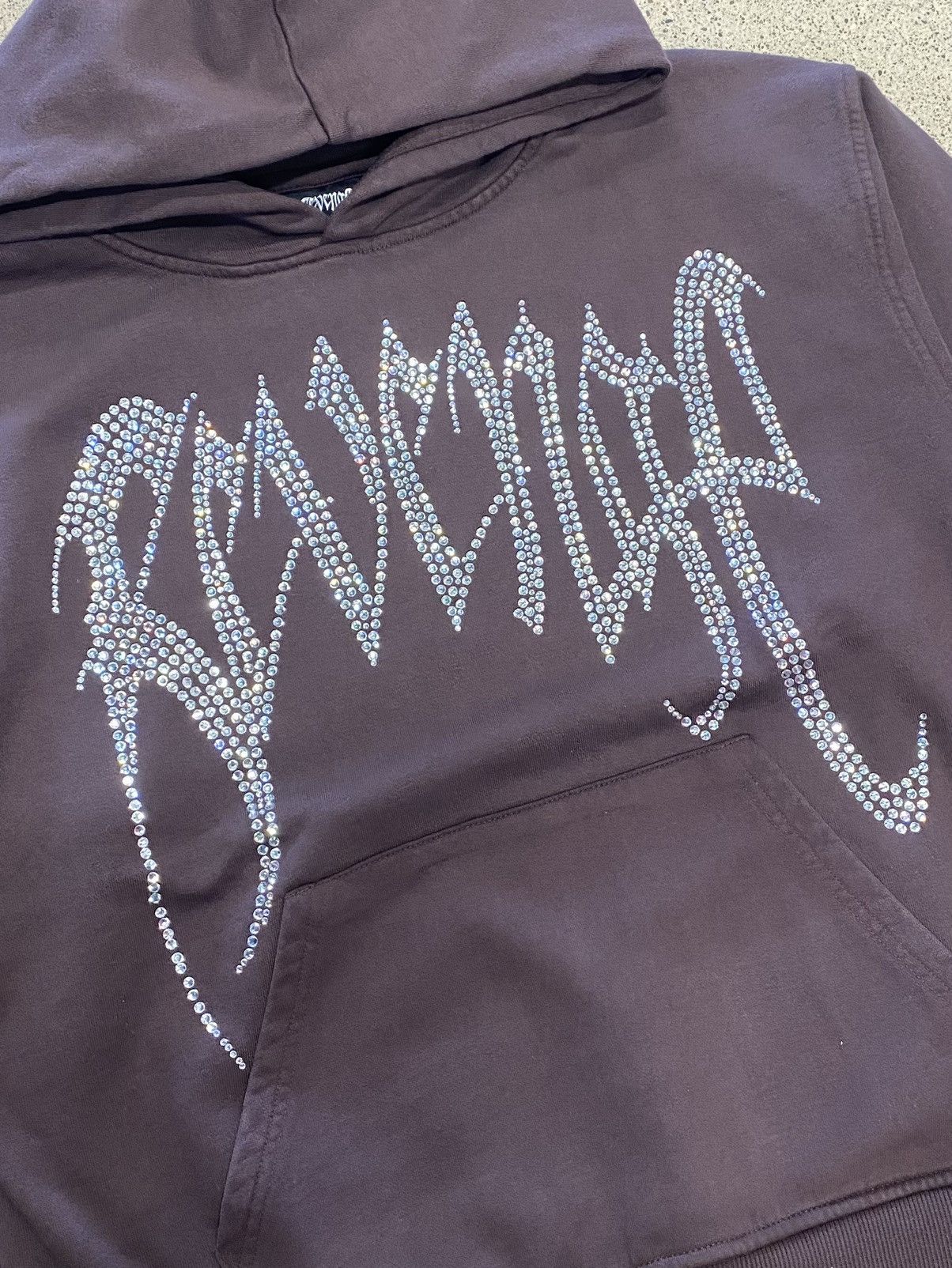 Revenge 💀Revenge Rhinestone Hoodie💀 Size US S / EU 44-46 / 1 - 2 Thumbnail