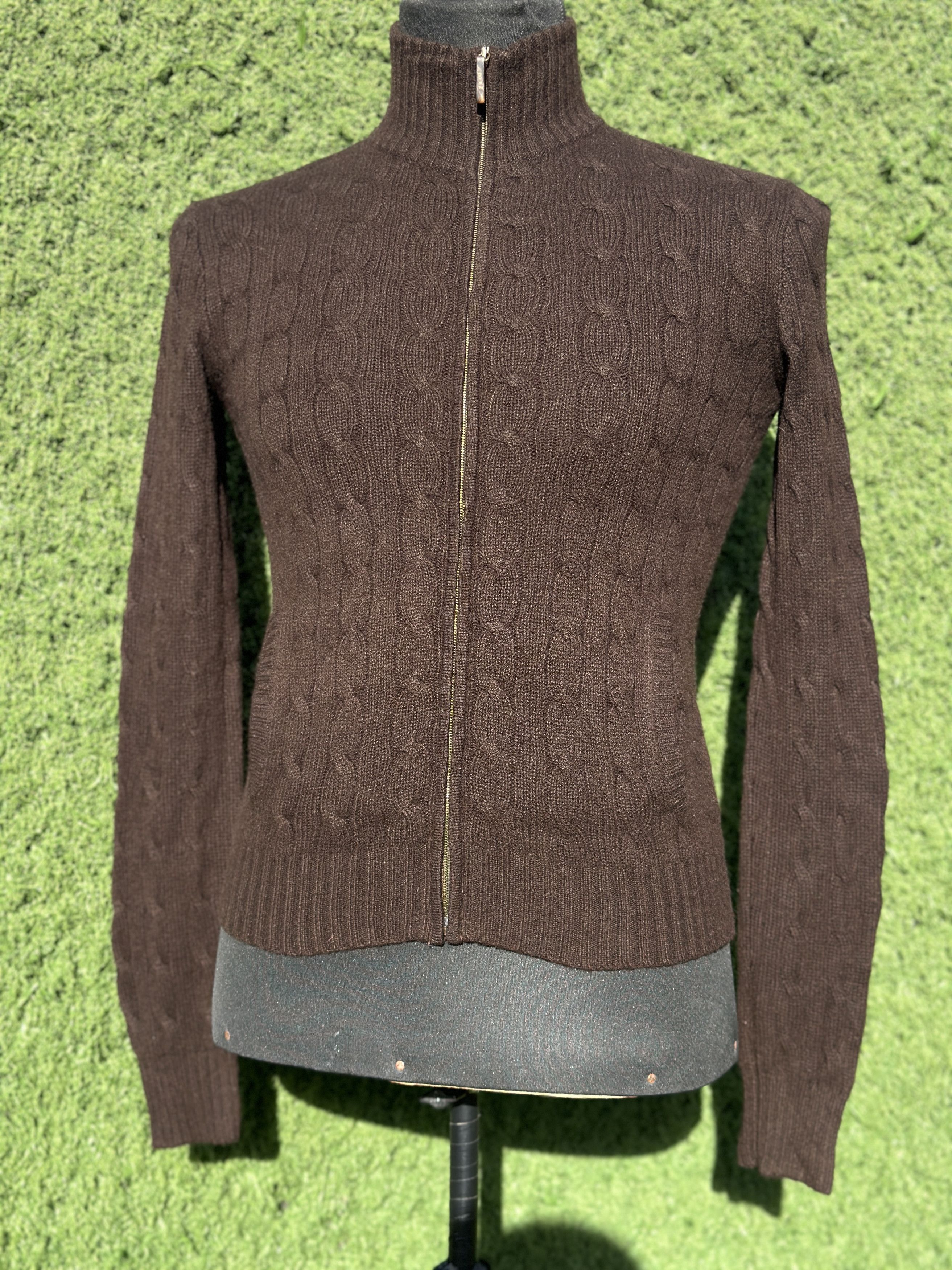 Ralph Lauren Black Label Ralph Lauren Black Label Cashmere Knit Zip Cardigan Size M Size M / US 6-8 / IT 42-44 - 4 Thumbnail