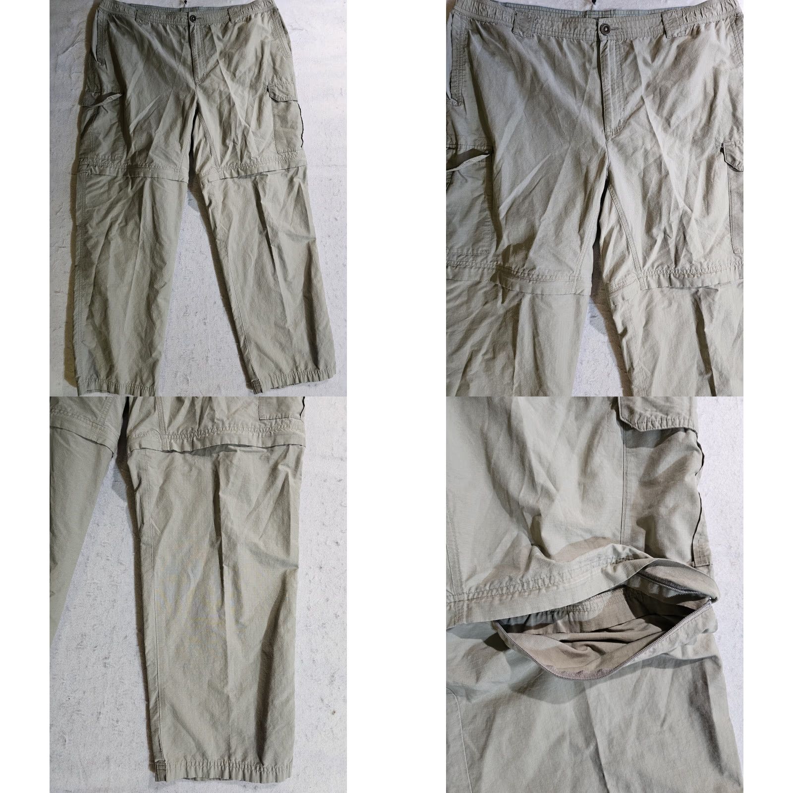 Vintage Columbia Sportswear Pants Cargo Convertible Hiking 2 Pair XL 32L Brown/Tan Size US 36 / EU 52 - 9 Thumbnail