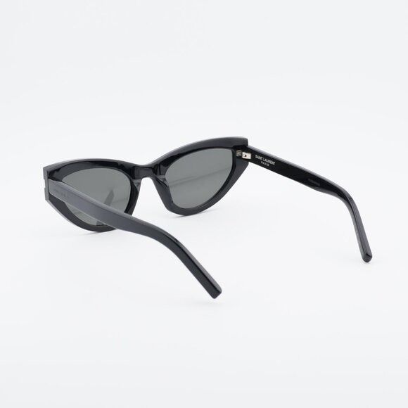 Saint Laurent Paris Saint Laurent SL215 GRACE 001 Sunglasses Black Cat Eye Frame Size ONE SIZE - 4 Thumbnail