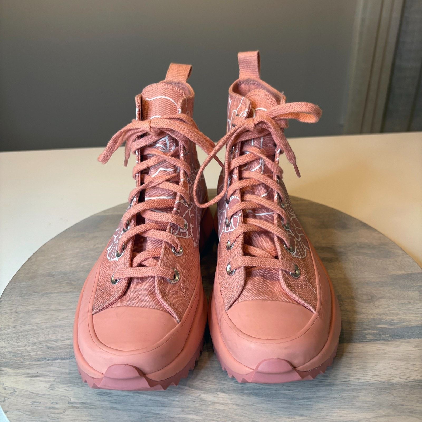 Converse Converse Run Star Hike Pink Quartez Floral Rose US Sz 7.5 Size US 7.5 / IT 37.5 - 5 Thumbnail