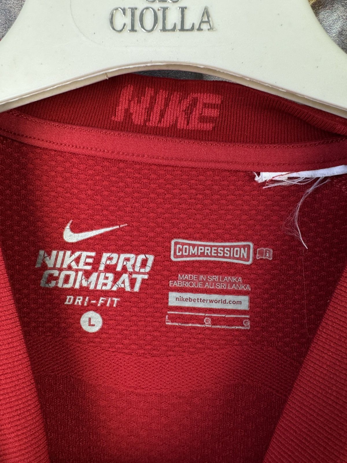 Nike Men’s Nike Pro Combat Dri-Fit Compression Size Large Size US L / EU 52-54 / 3 - 9 Thumbnail