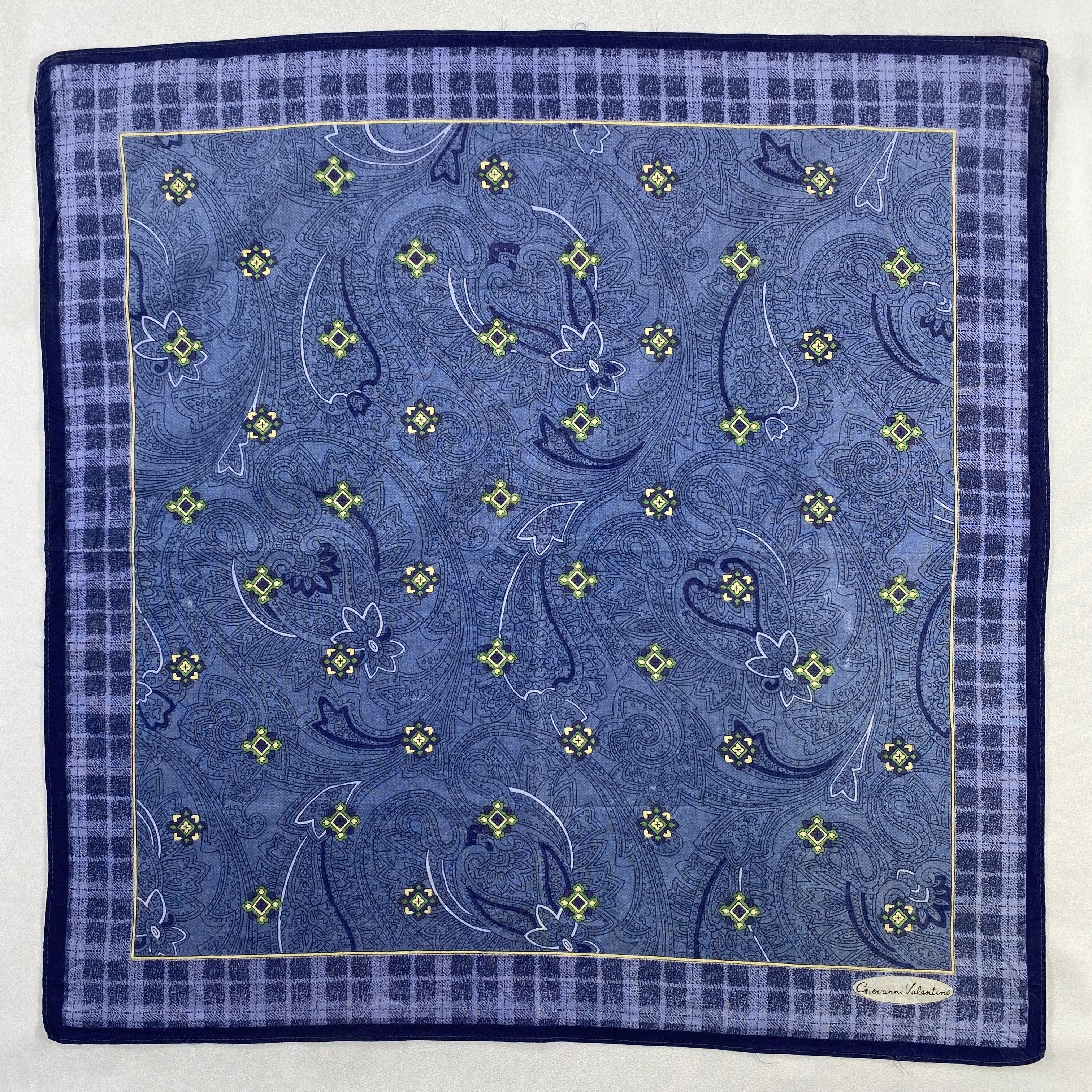 Giovanni Valentino × Vintage Giovanni Valentino Bandana/ Handkerchief / Neckerchief-P440 Size ONE SIZE - 1 Thumbnail