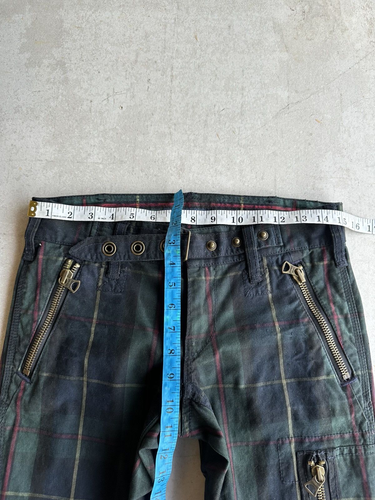 RRL Ralph Lauren RARE🔥🔥 Vintage RALPH LAUREN Check Tartan Bondage Punk Conmar Size US 30 / EU 46 - 8 Thumbnail