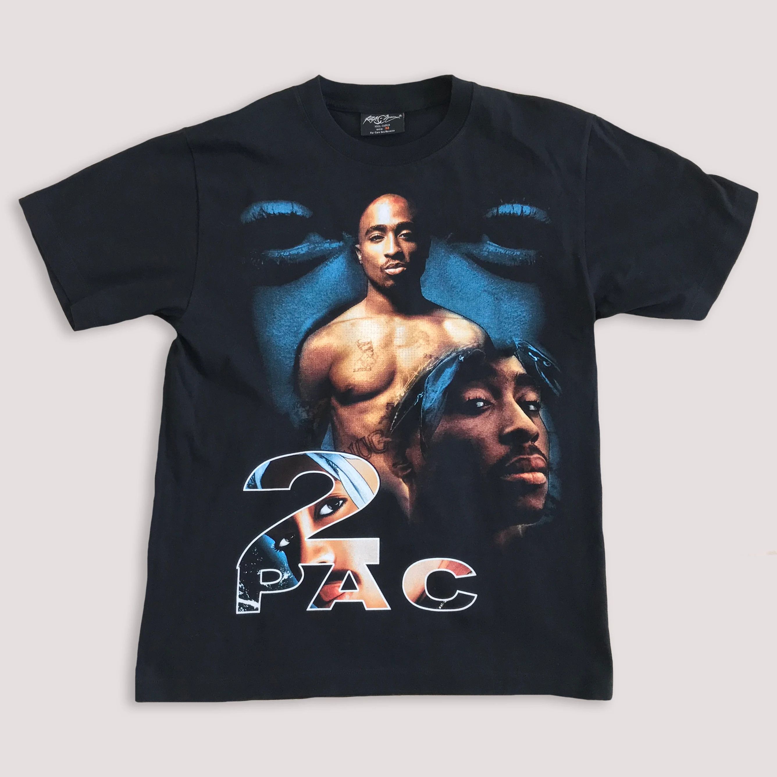 Rap Tees Vintage 90s 2pac t shirt Tupac Tee Rap Hip hop Thug Life S/M Size US S / EU 44-46 / 1 - 2 Thumbnail