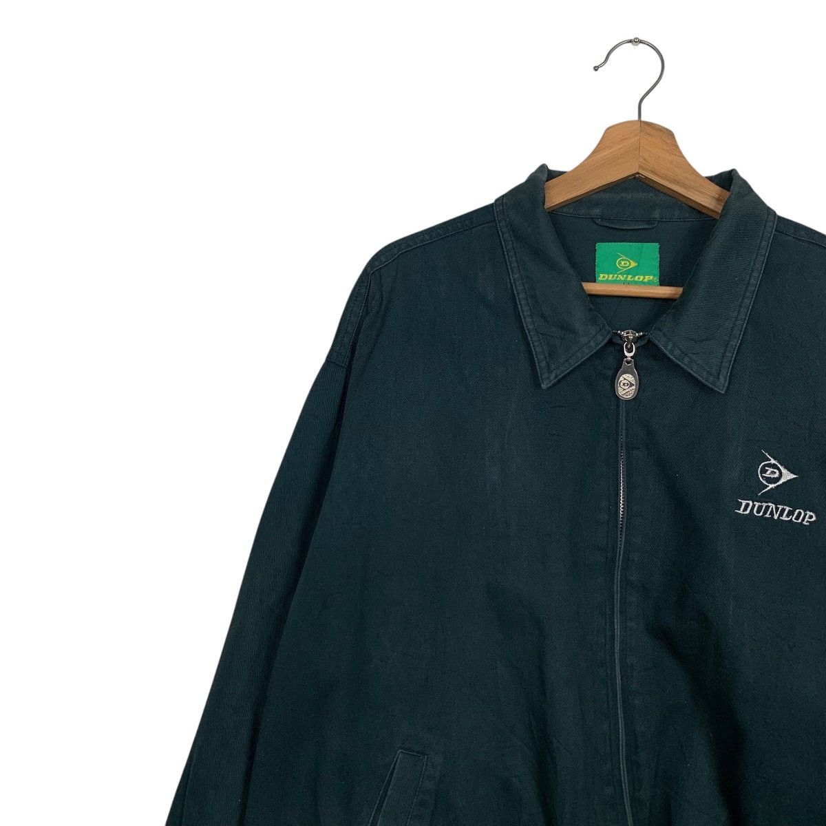 Dunlop Vintage 90s DUNLOP Embroidered Logo Casual Jacket #2825-C127 Size US L / EU 52-54 / 3 - 3 Thumbnail