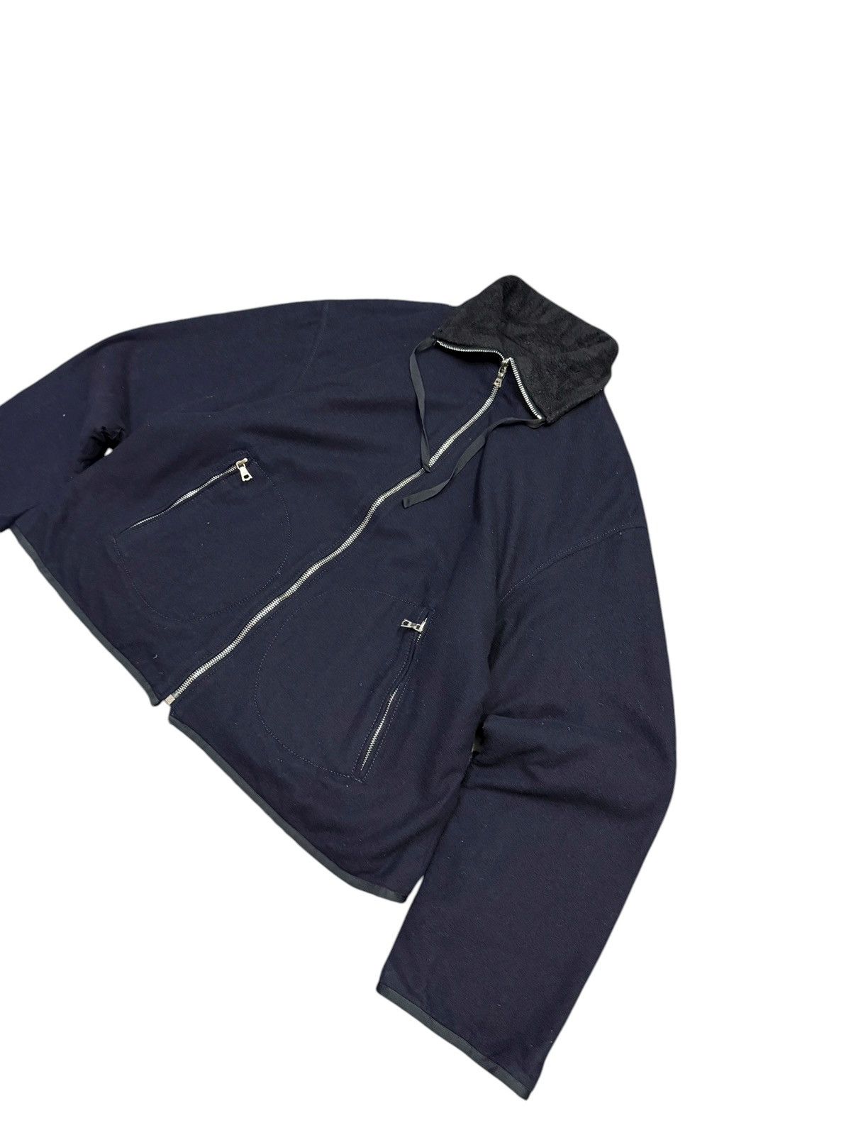 Miu Miu Miu Miu Wool Fleece Zipper Jacket Made Italy Size XS / US 0-2 / IT 36-38 - 2 Thumbnail