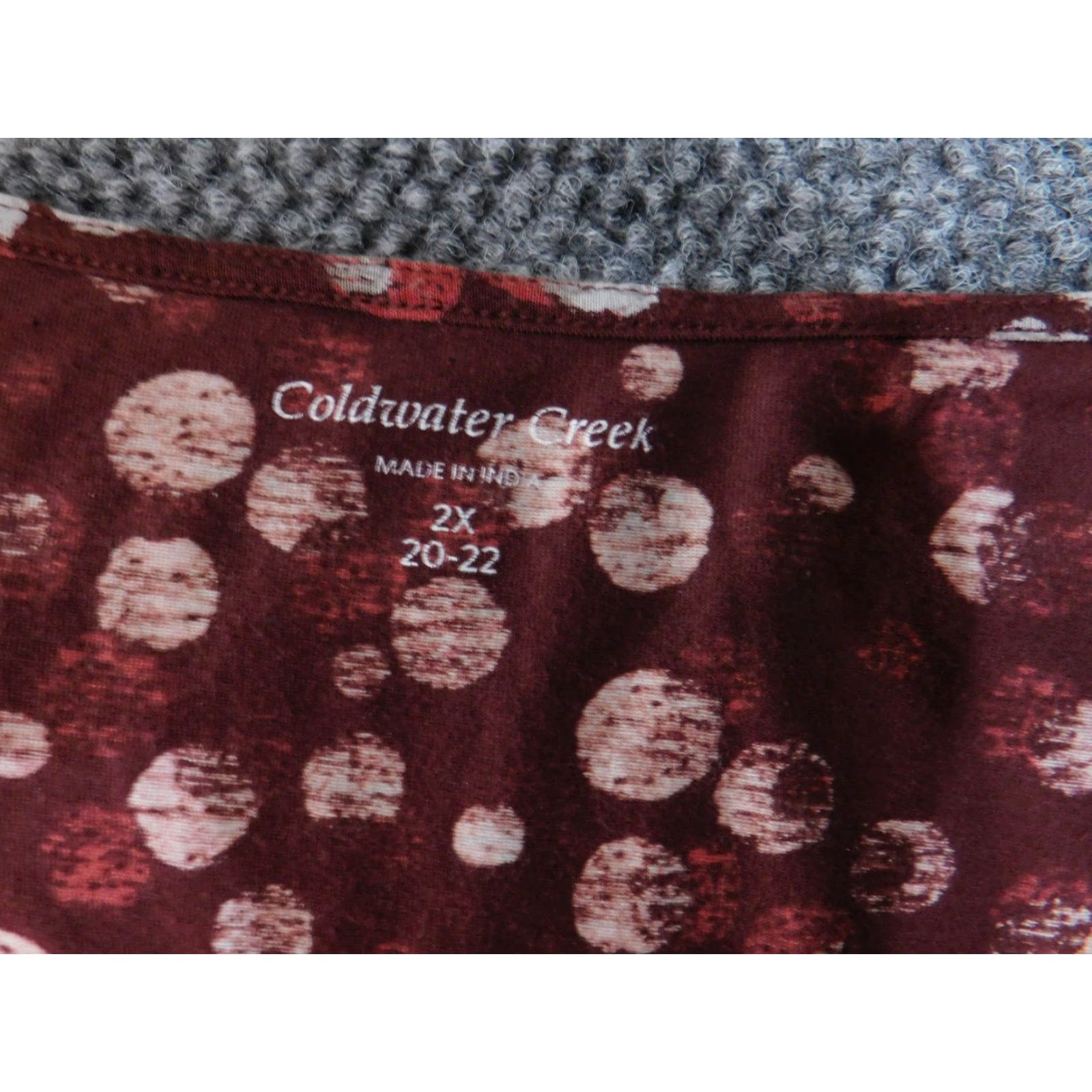 Coldwater Creek Coldwater Creek Shirt Womens Polka Dot 2X Long Sleeve Top Size XXL / US 16-18 / IT 52-54 - 5 Thumbnail