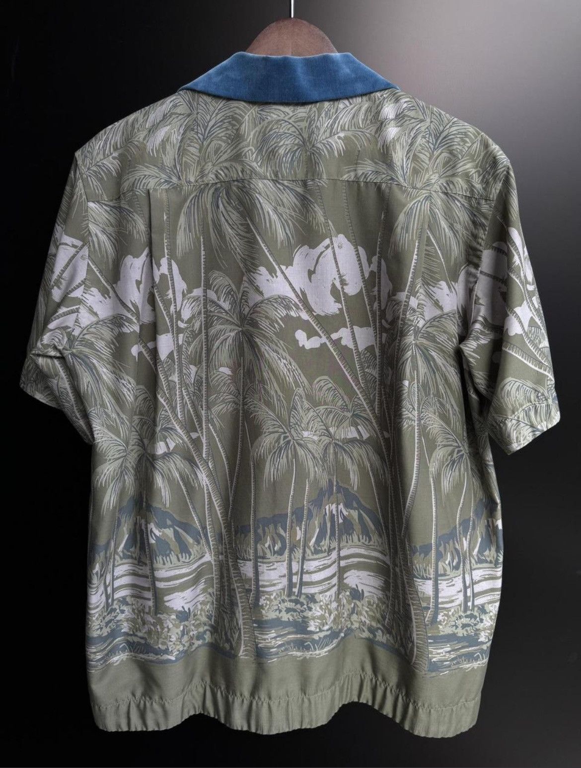 Sacai Sacai x Sun Surf Green Diamond Head Aloha Shirt Size US M / EU 48-50 / 2 - 2 Thumbnail
