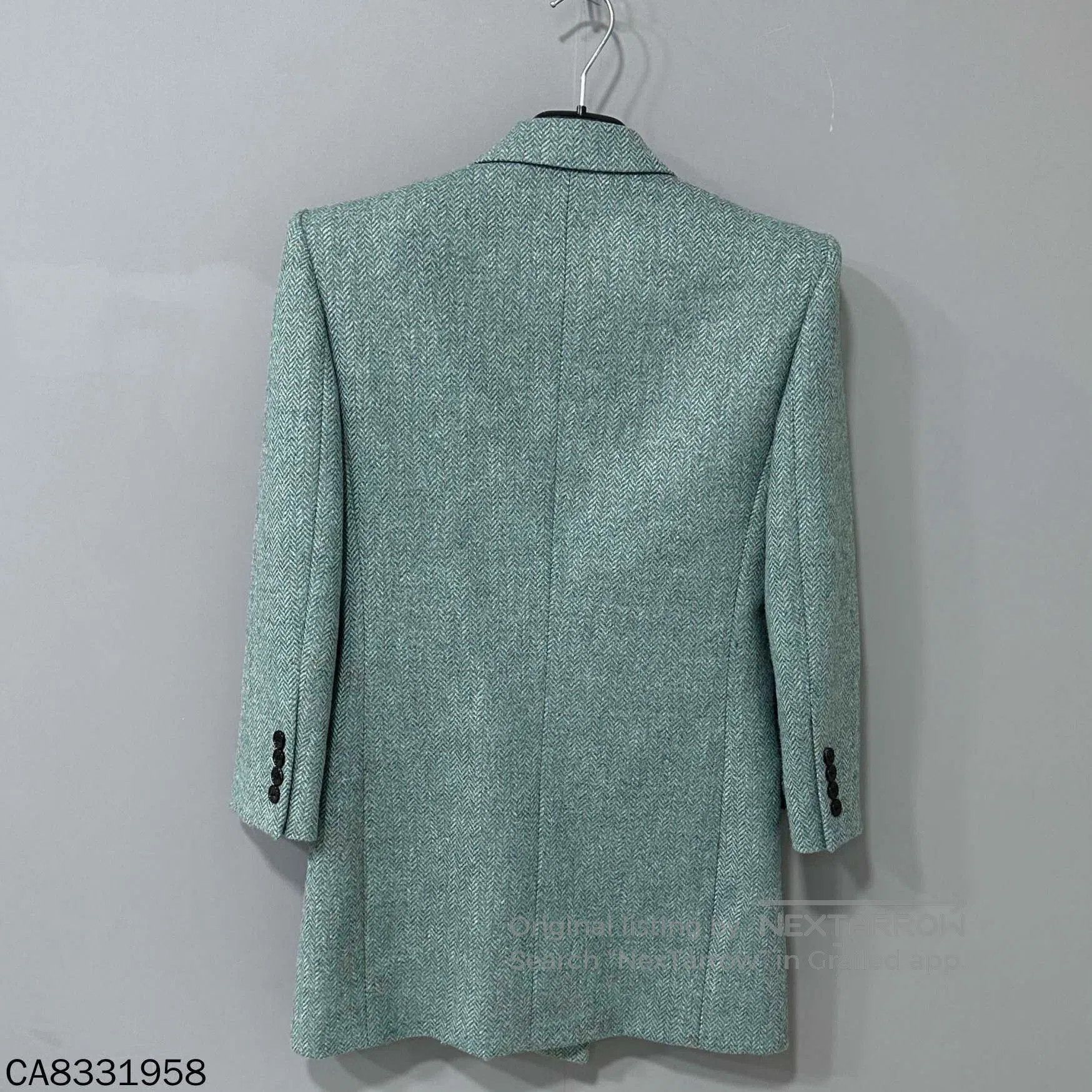 Saint Laurent Paris Saint Laurent Mint Green Double. Size XS / US 0-2 / IT 36-38 - 2 Thumbnail