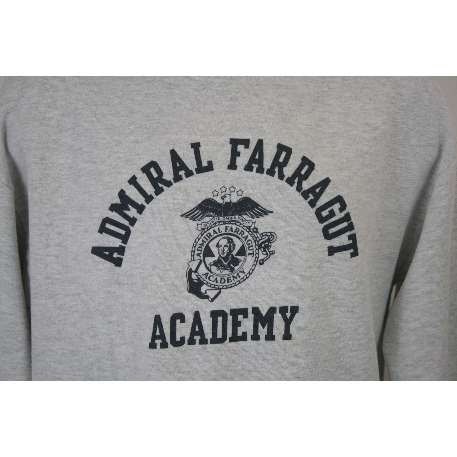 Jerzees × Vintage Vintage Russell Athletic Jerzees Sweatshirt Admiral Farragut Size US XL / EU 56 / 4 - 2 Thumbnail