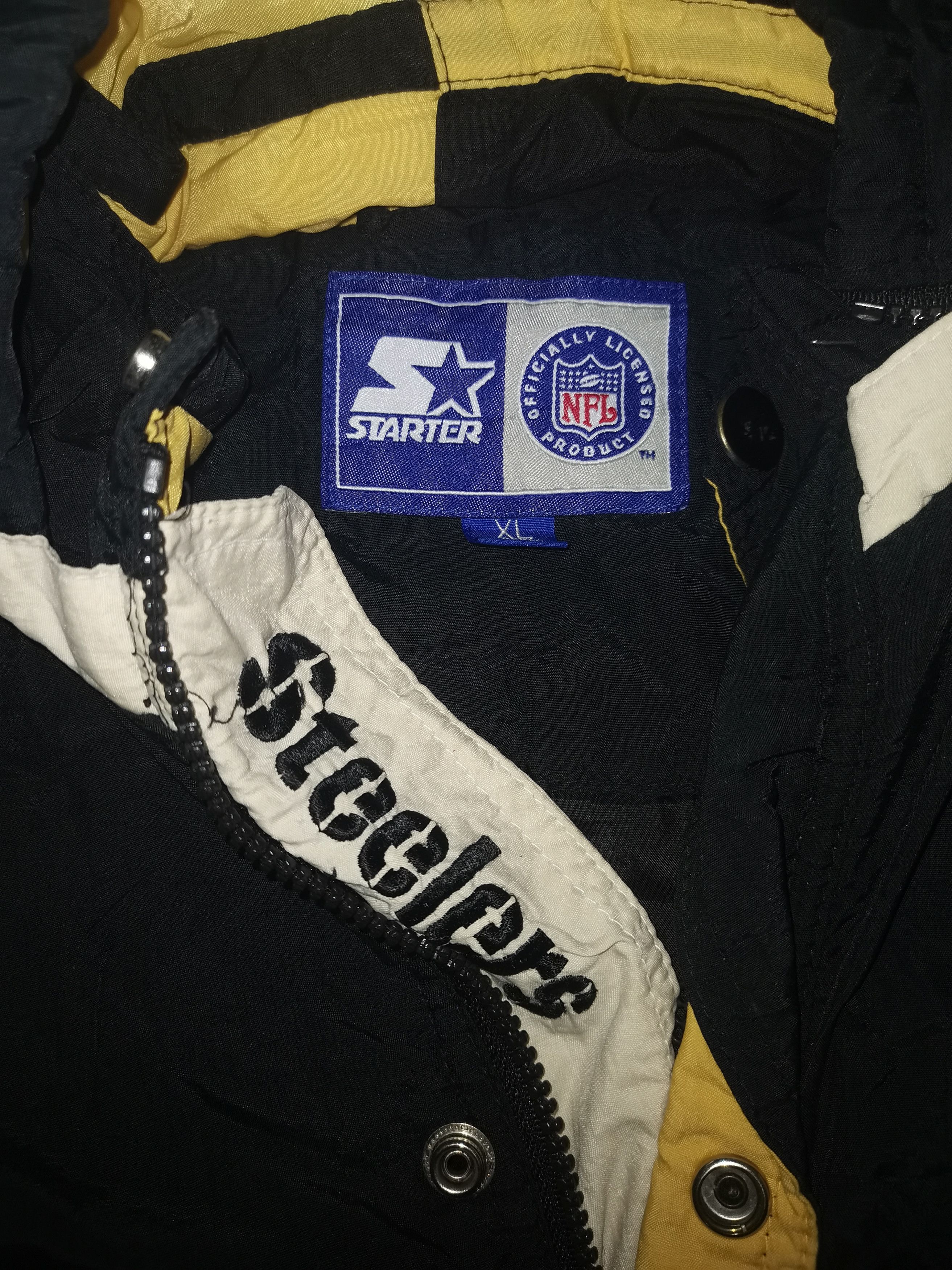 Vintage Starter steelers padded jacket vintage Size US L / EU 52-54 / 3 - 10 Thumbnail