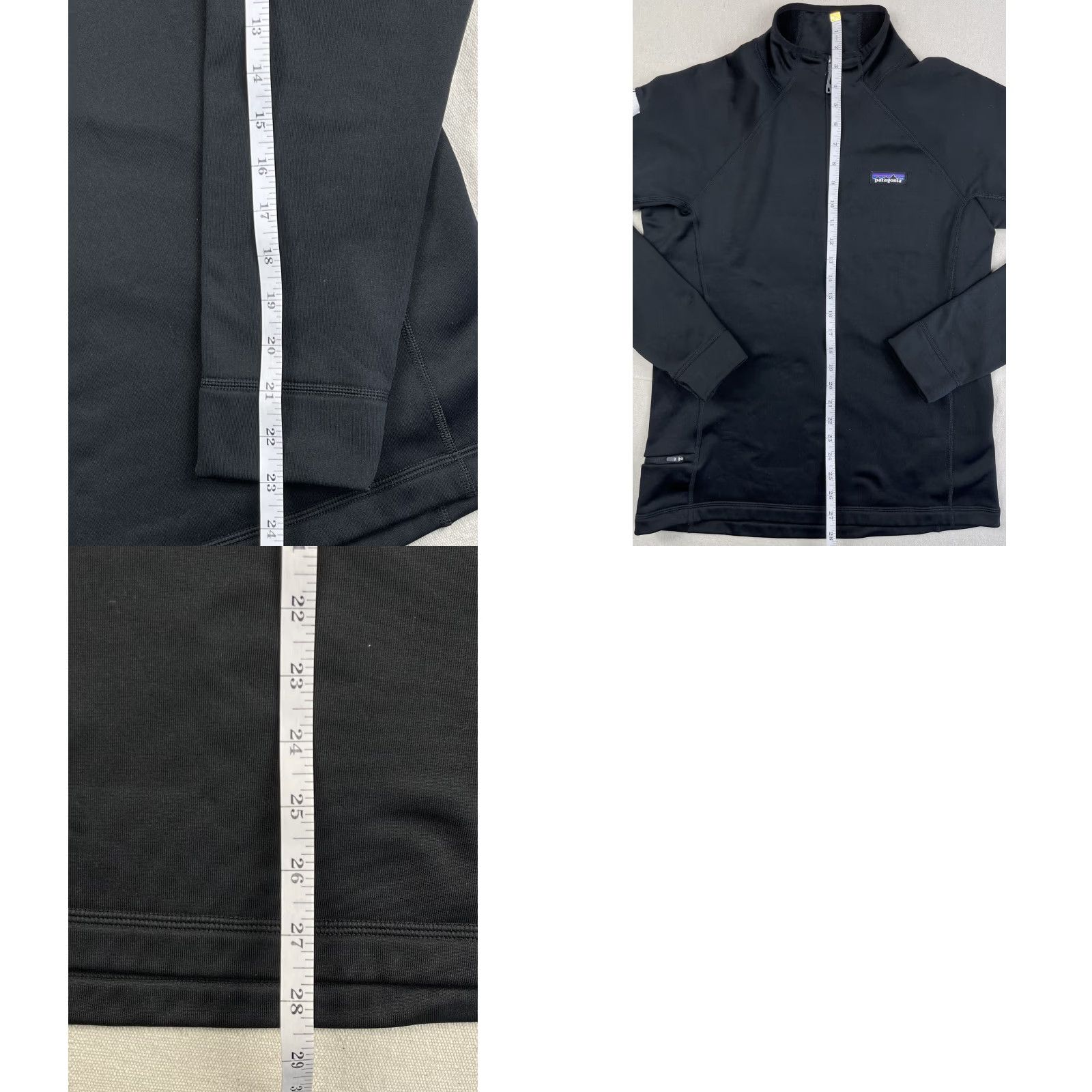 Patagonia Patagonia Womens Jacket Zip Fleece Pullover Mid-Length Black Size M 1/4 Zip Winter Fall Logo Windbreaker Size M / US 6-8 / IT 42-44 - 8 Thumbnail