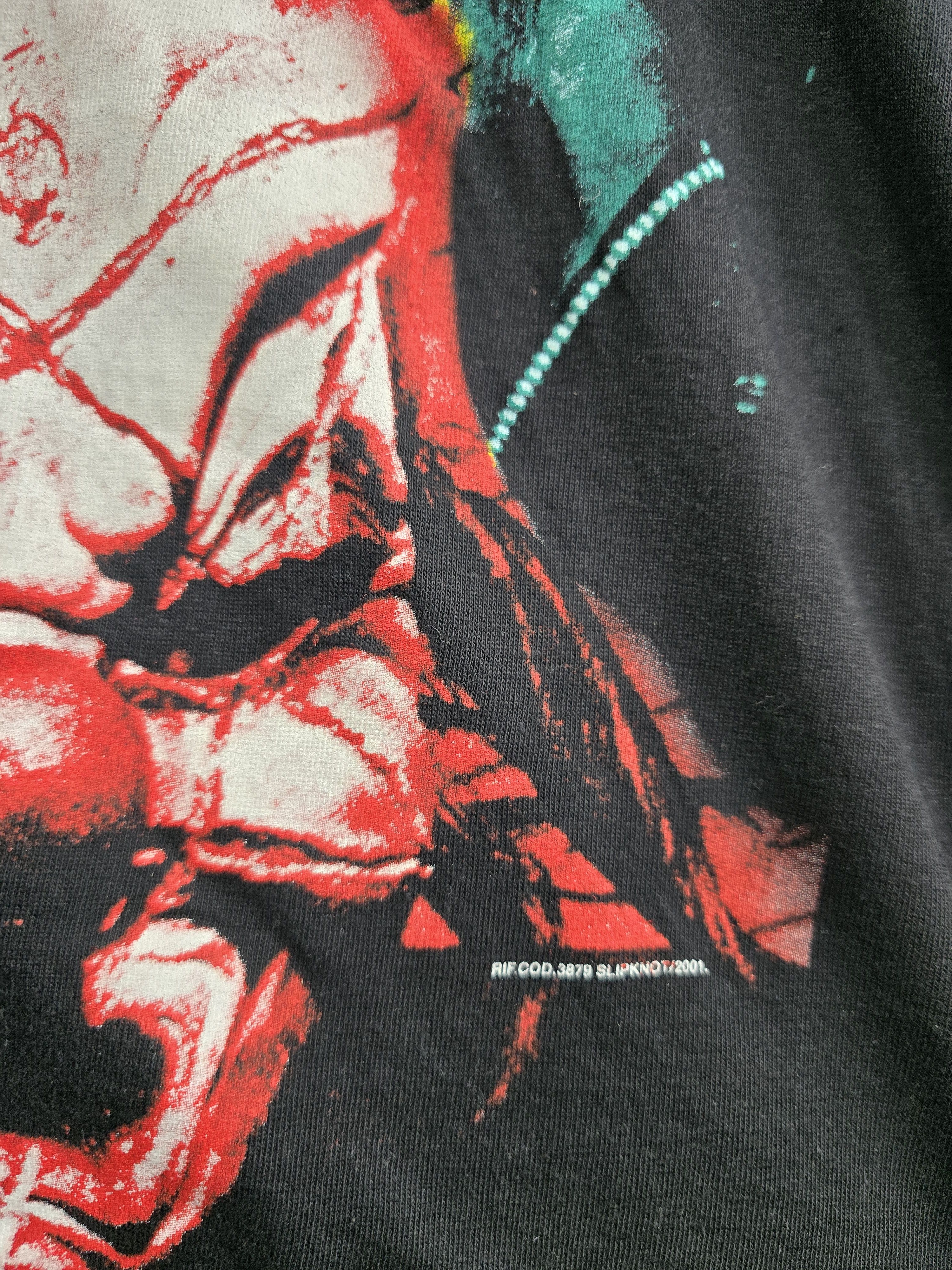 Band Tees × Vintage 2001 Slipknot Iowa XL 23" 30.5" Size US XL / EU 56 / 4 - 3 Thumbnail