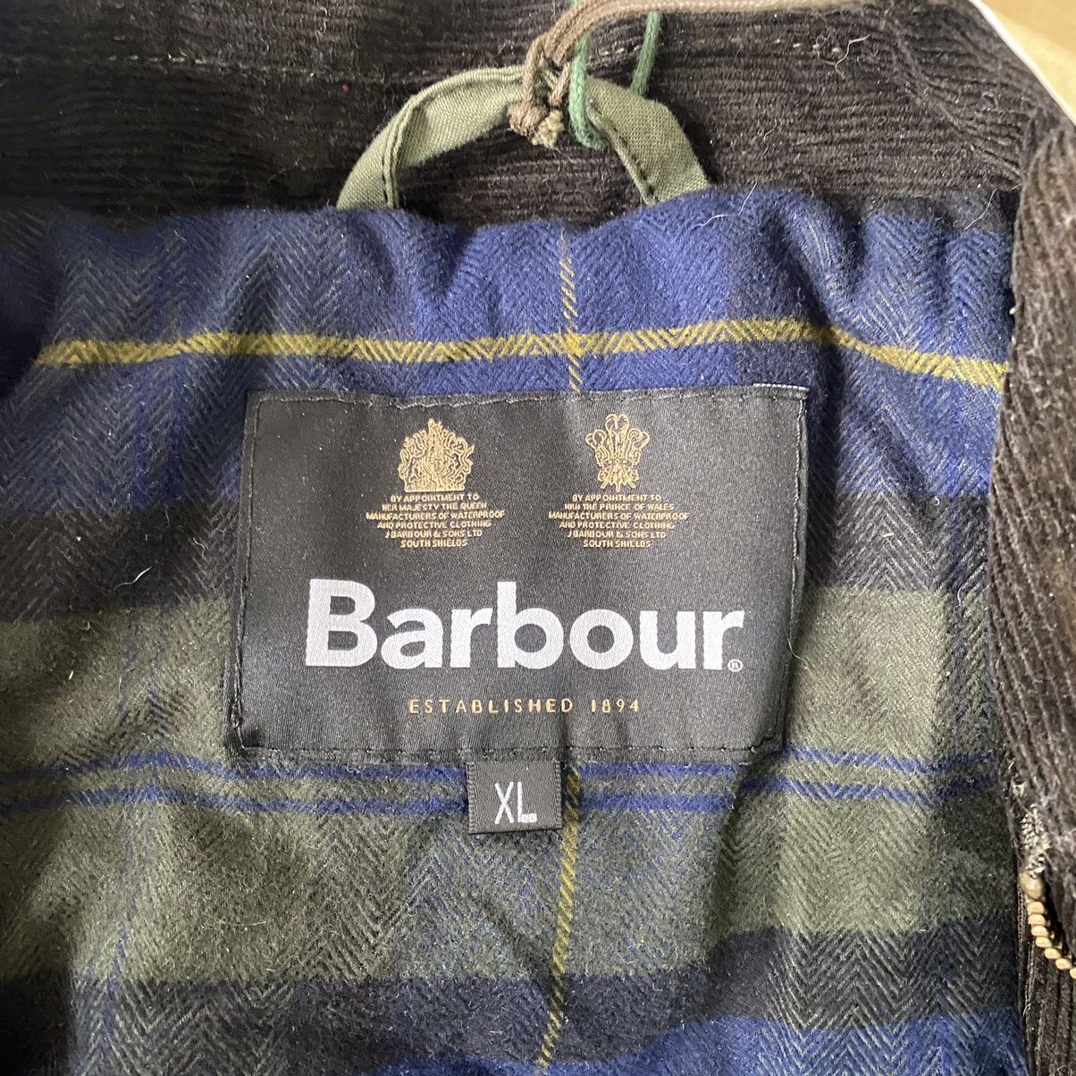 Barbour × Vintage Barbour Winter Lutz Wax Jacket Coat Size US L / EU 52-54 / 3 - 8 Thumbnail