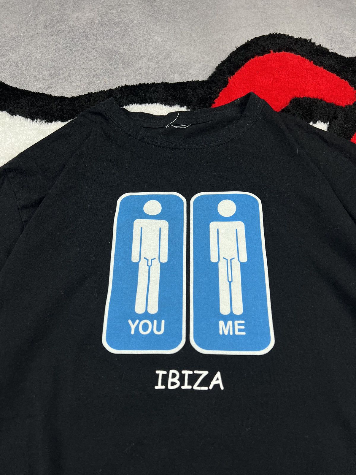 Vintage Crazy Y2K Vintage Humor Ibiza You Me Adult Japanese Tee Size US M / EU 48-50 / 2 - 2 Thumbnail