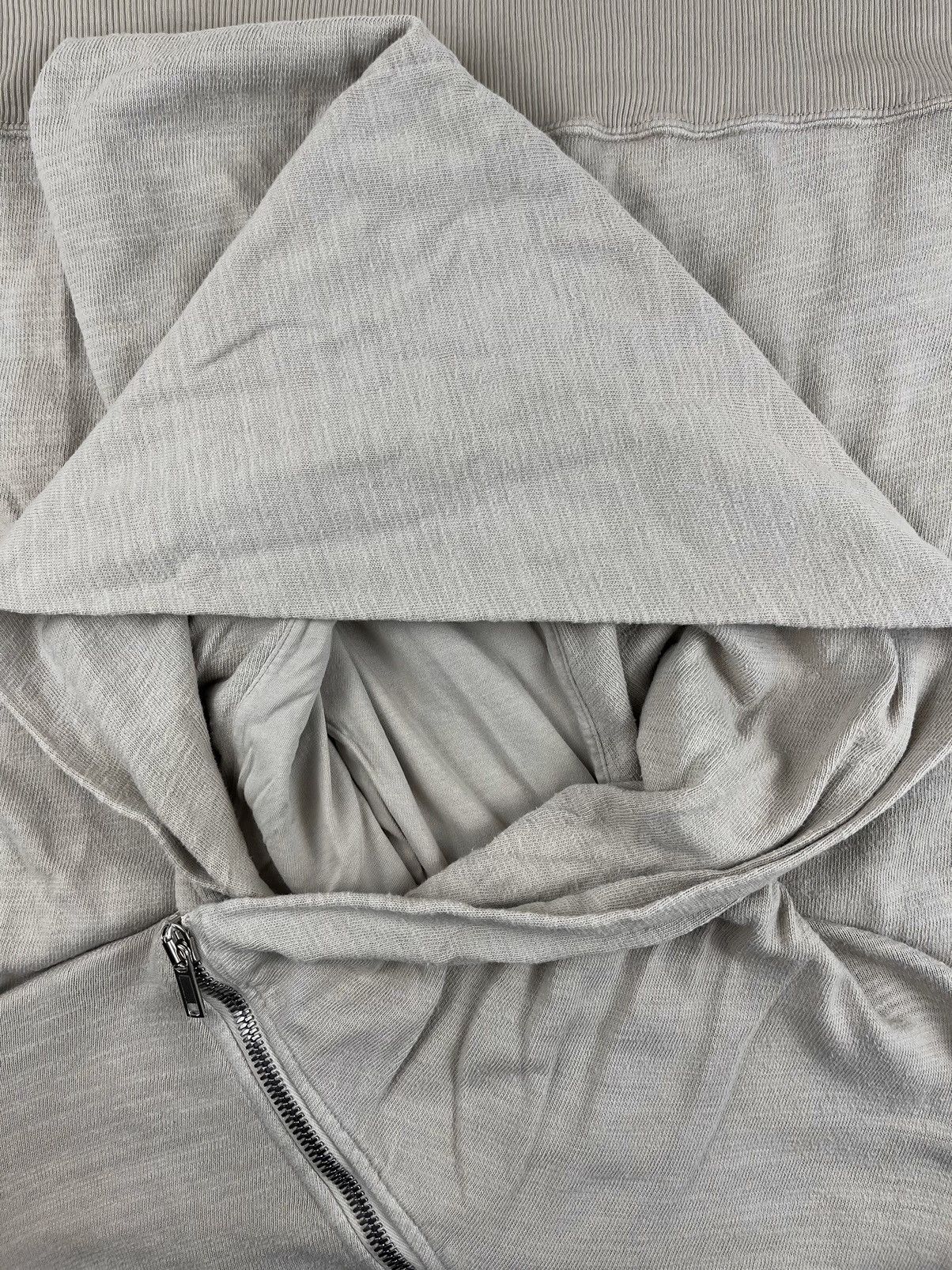 Rick Owens × Rick Owens Drkshdw FW18 Rick Owens BG Mountain Hoodie Diagonal Zip Size US XL / EU 56 / 4 - 3 Thumbnail