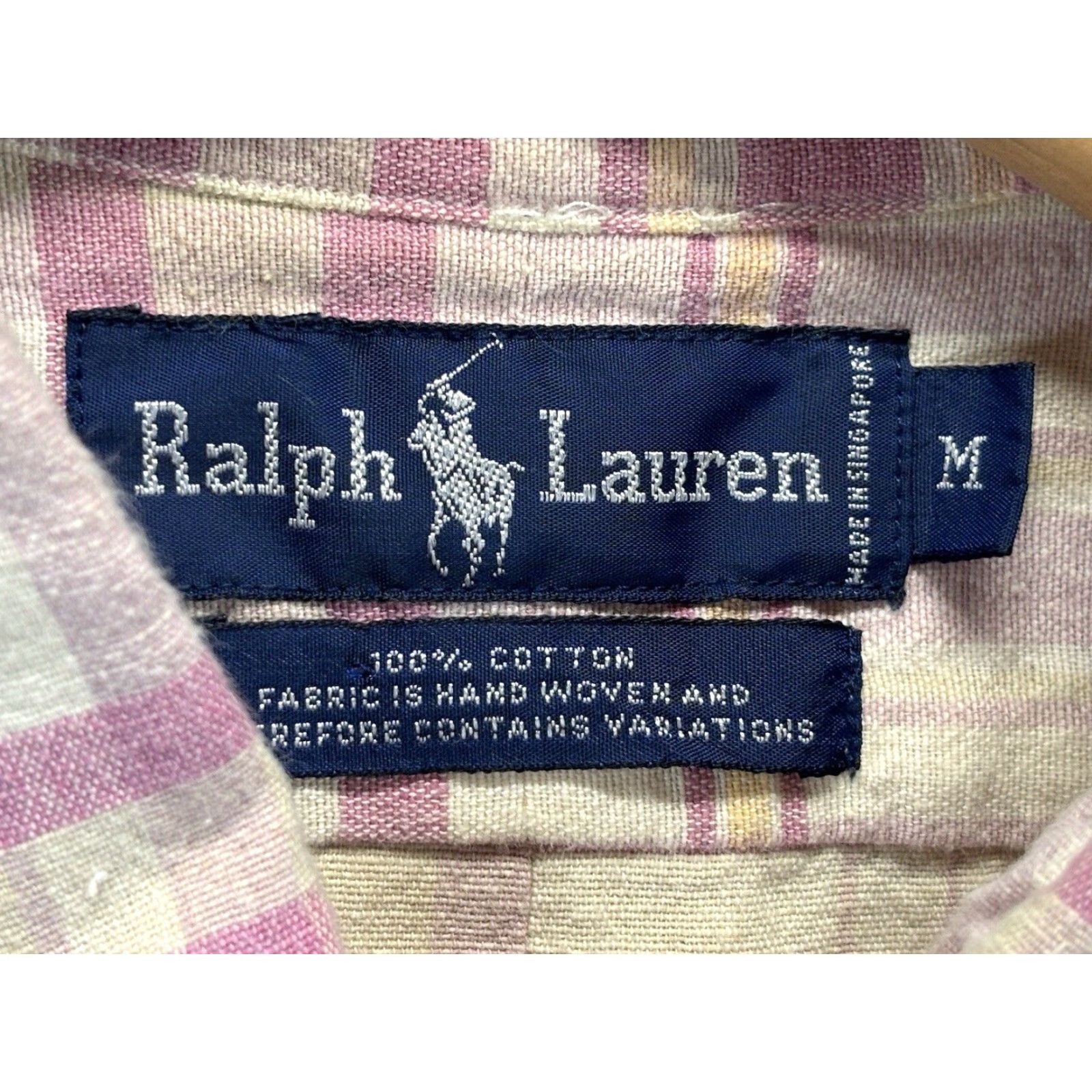 Ralph Lauren Ralph Lauren Plaid Mens Medium Shirt Extra Large XL Pink Short Sleeve Size US M / EU 48-50 / 2 - 6 Thumbnail