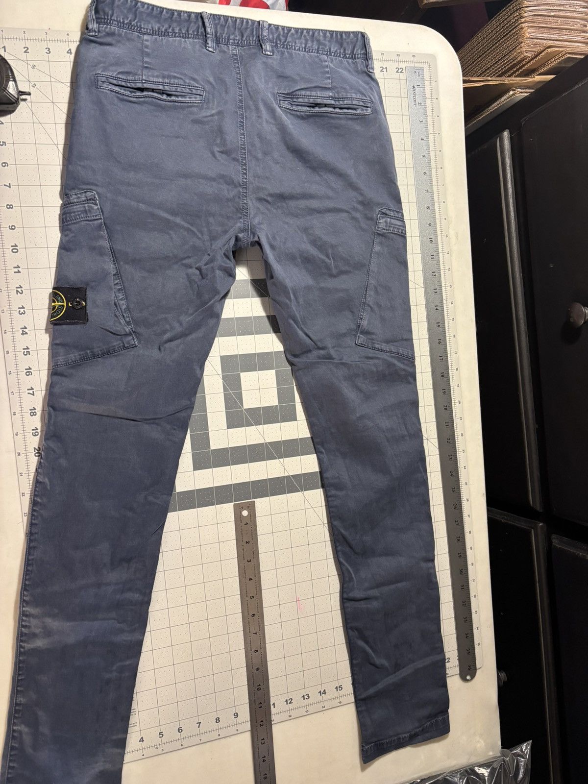 Stone Island Type SK Blue Cargos Size US 30 / EU 46 - 4 Thumbnail